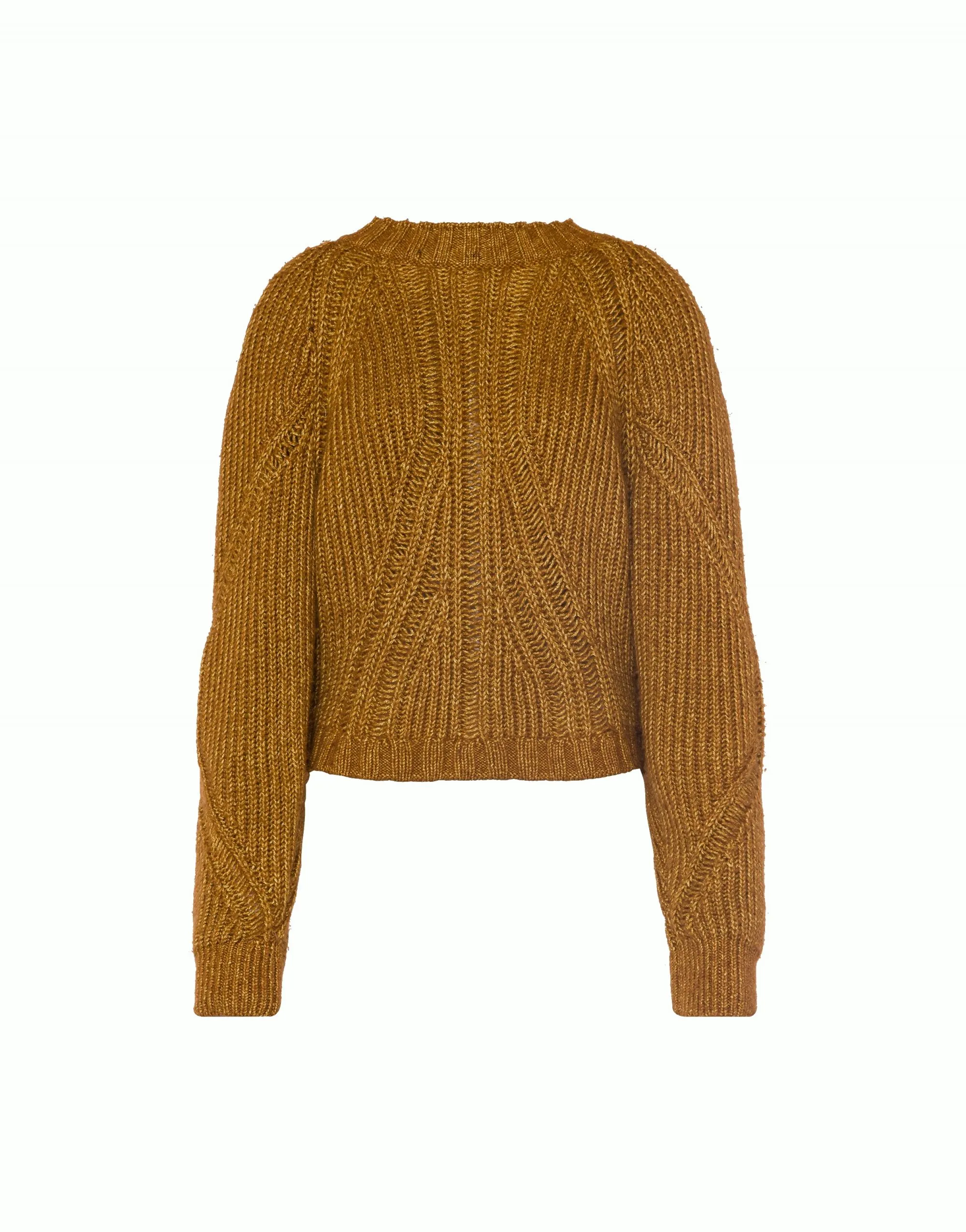 MAGLIA CAMMELLO IN MISTO LANA