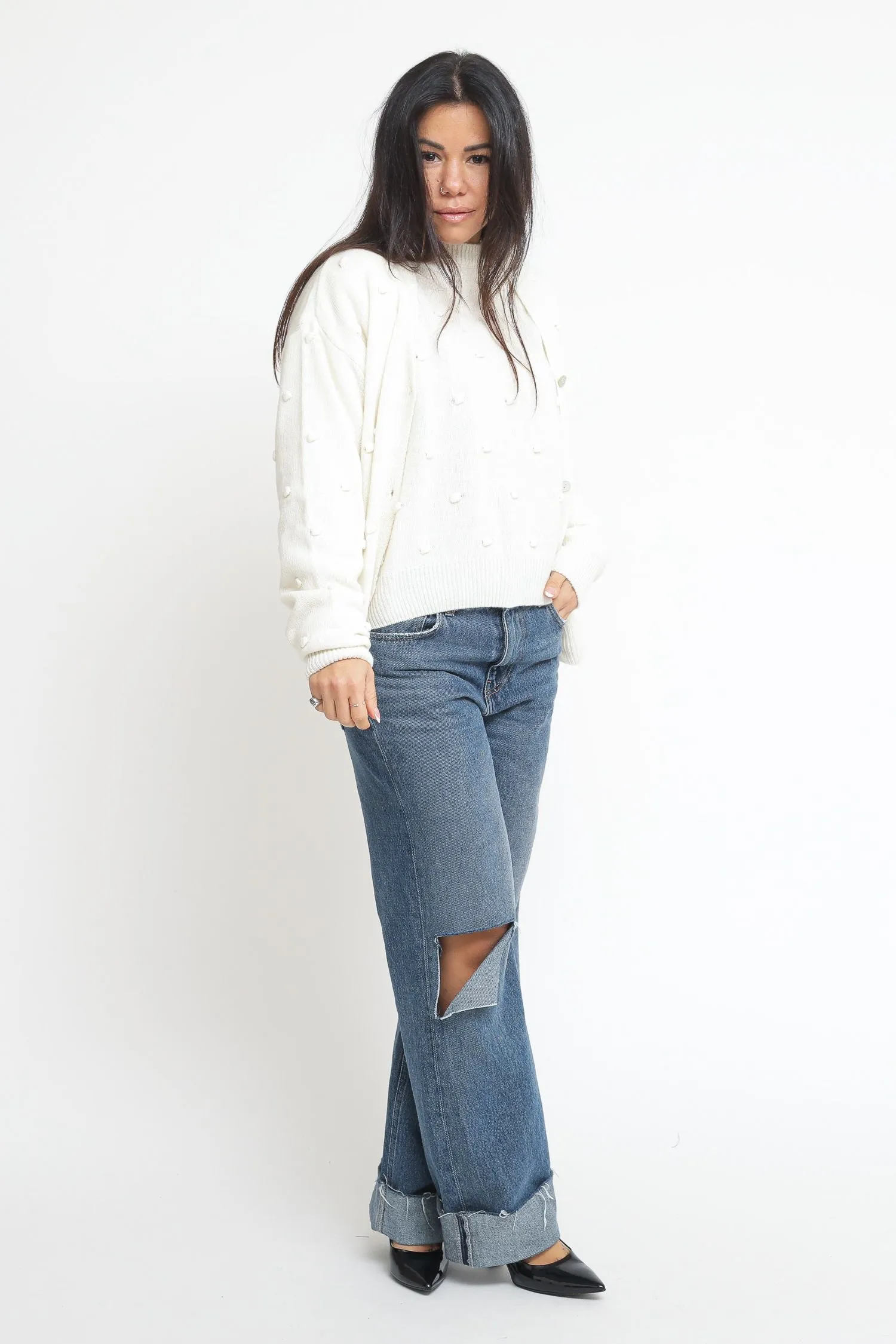 Maglia Cashmere - Ecru
