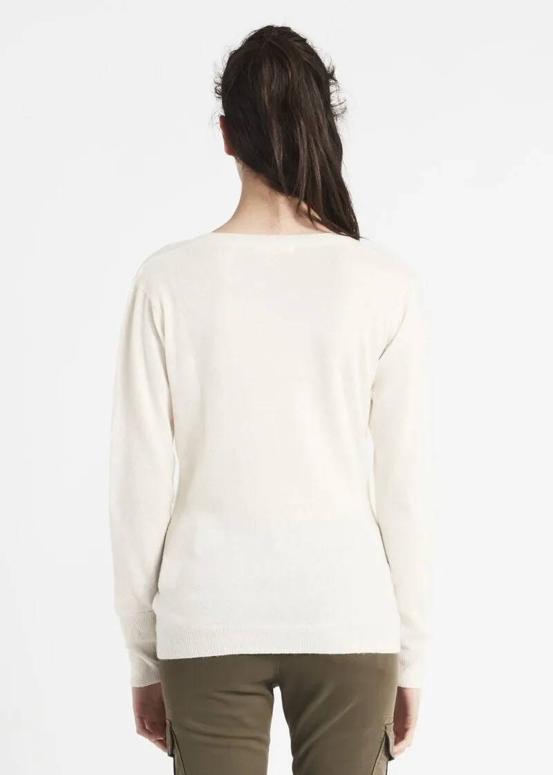 Maglia in lana con borchie