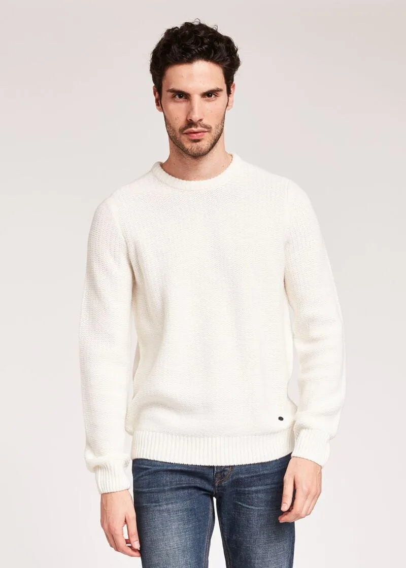 Maglia in misto lana jacquard