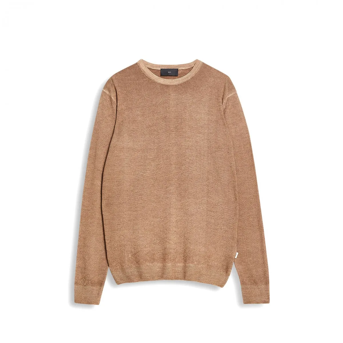 Maglia In Pura Lana Camel