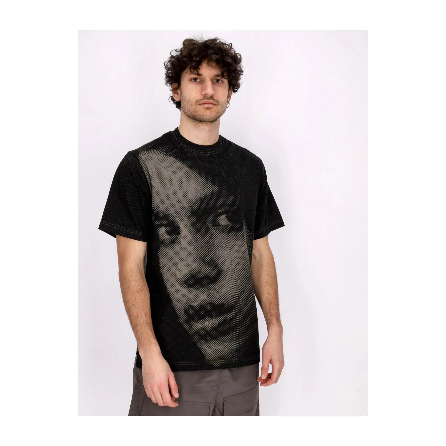 Maglietta Uomo Face Tee Grey