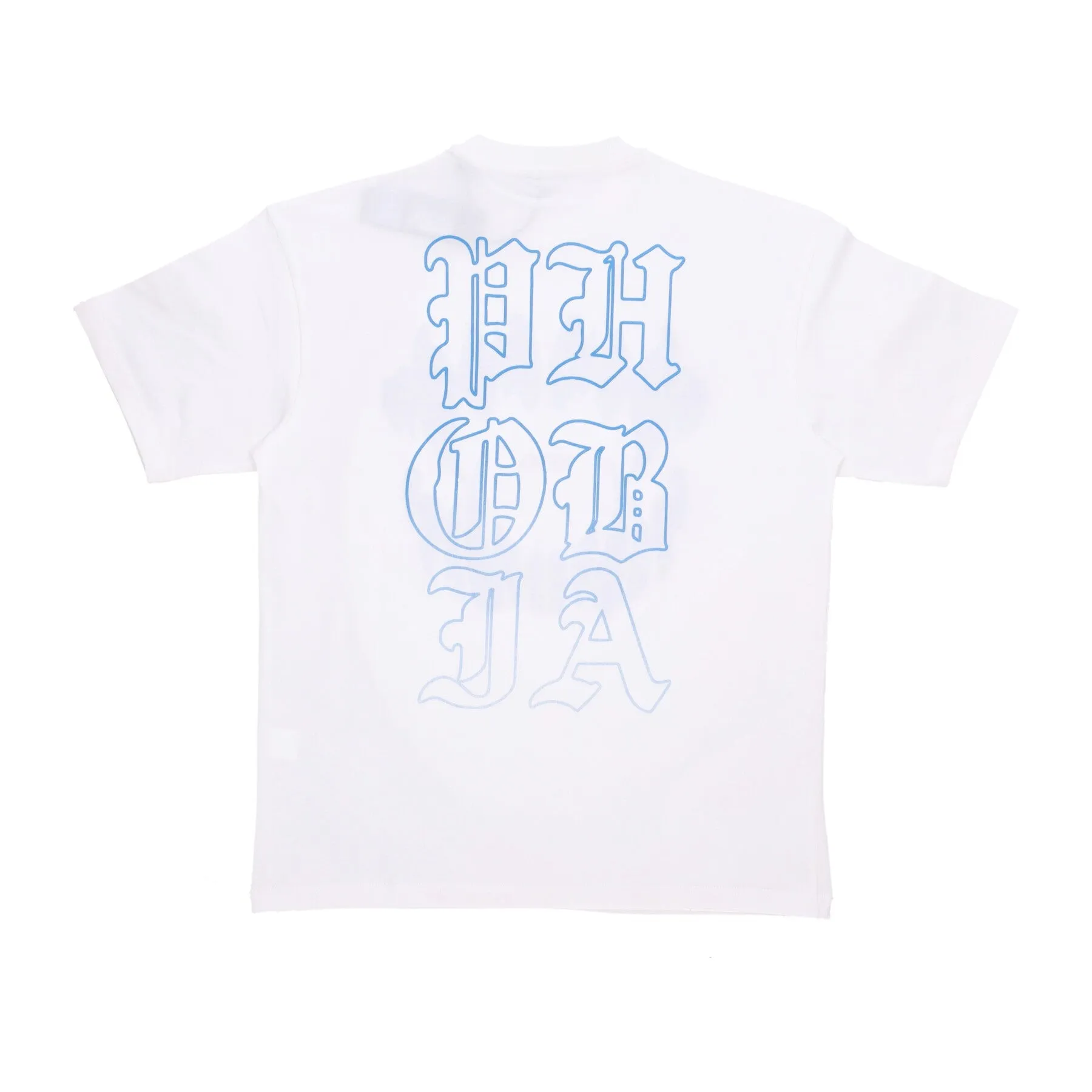 Maglietta Uomo Mouth Print Tee Off White/light Blue