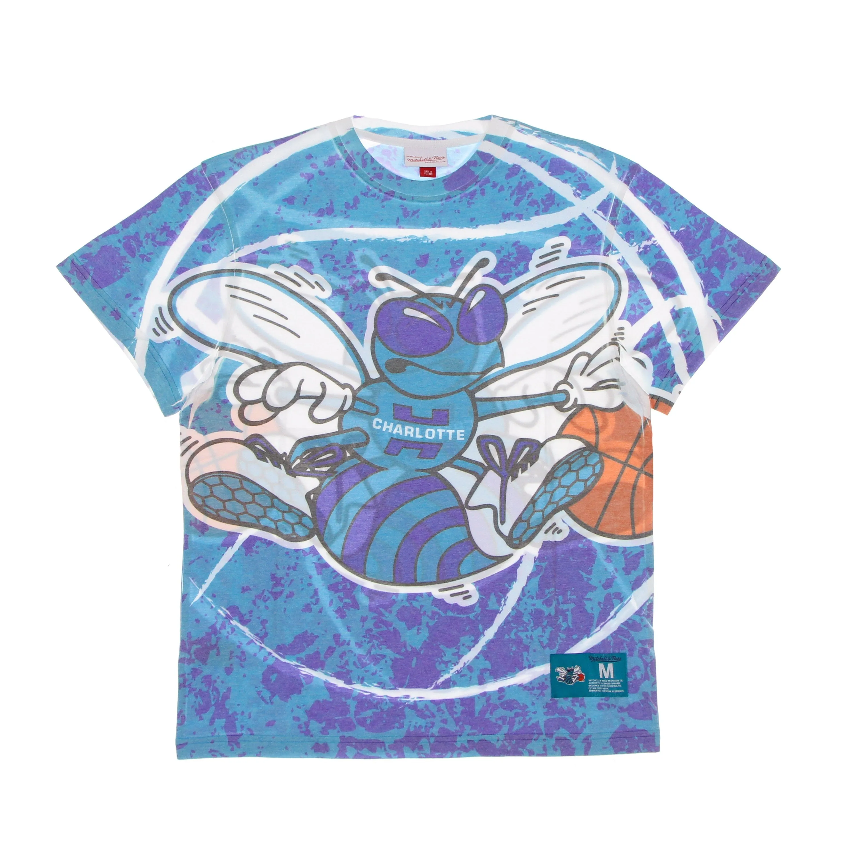 Maglietta Uomo Nba Jumbotron Tee Hardwood Classics Chahor Blue/original Team Colors