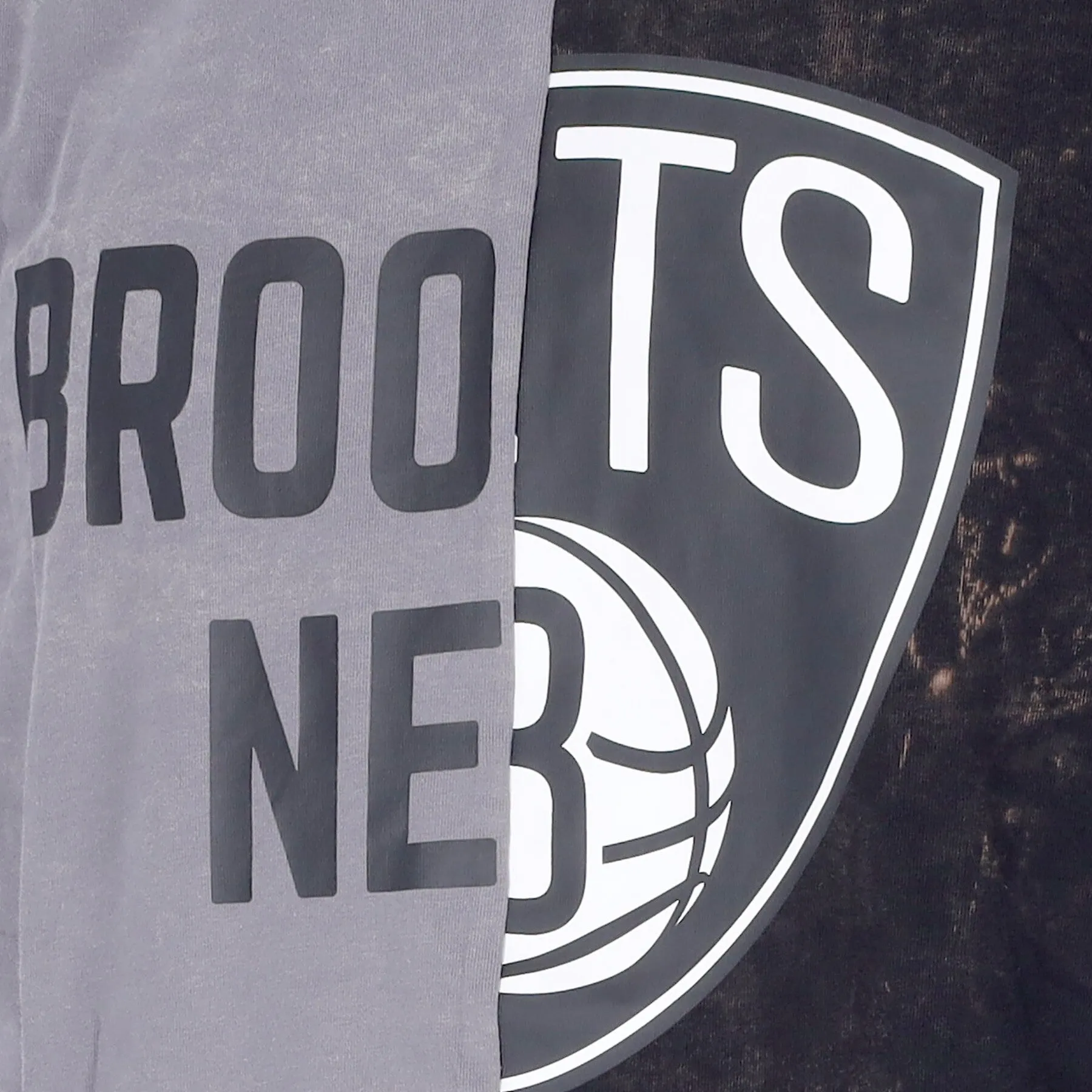 Maglietta Uomo Nba Washed Pack Graphic Tee Bronet Storm Gray/black