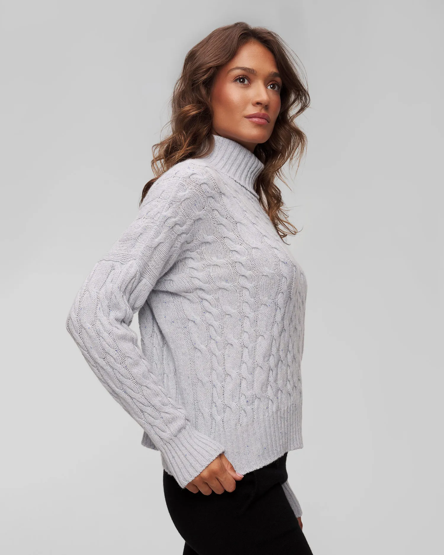 Maglione in cashmere da donna Johnstons of Elgin KAC05091-4881