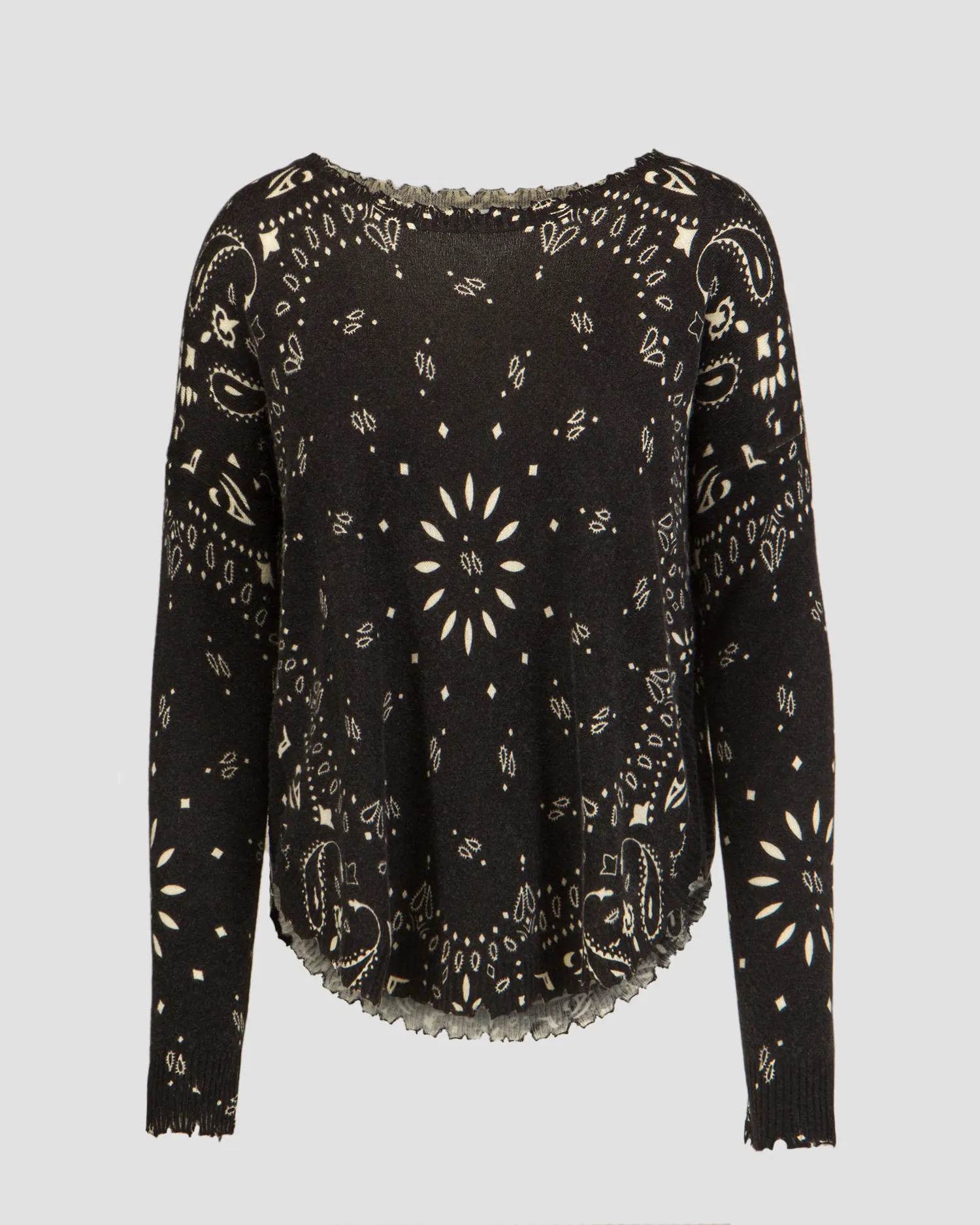 Maglione in cashmere da donna Kujten Mela Bandana f2500-81