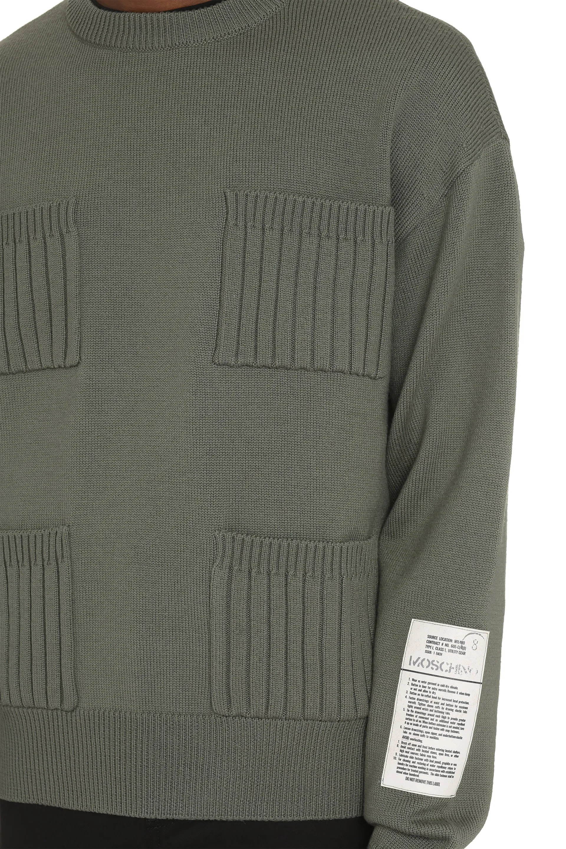 Moschino Pullover in lana vergine