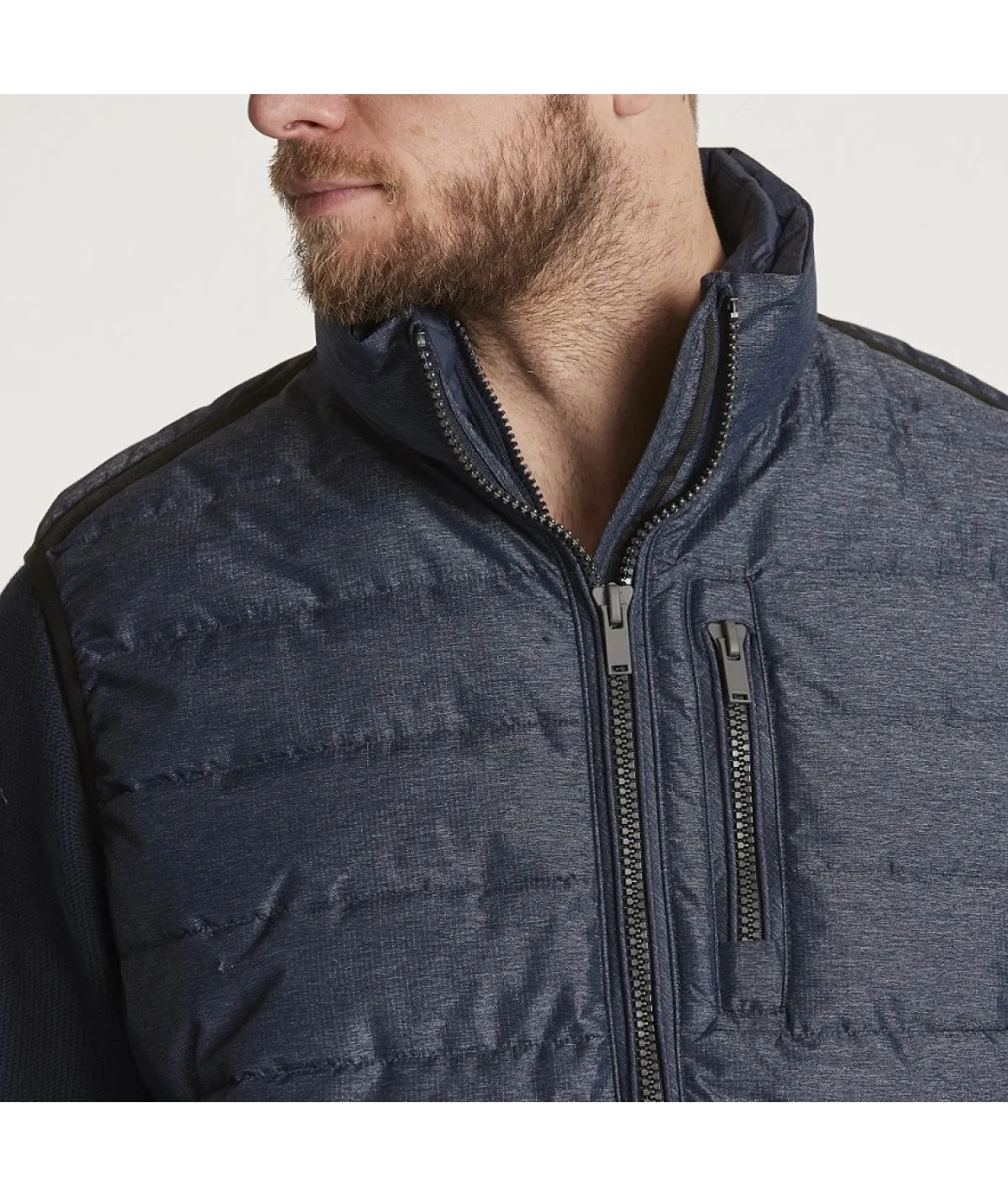 NORTH 56°4 GILET IMBOTTITO SMANICATO PER UOMO E RAGAZZO TAGLIE FORTI