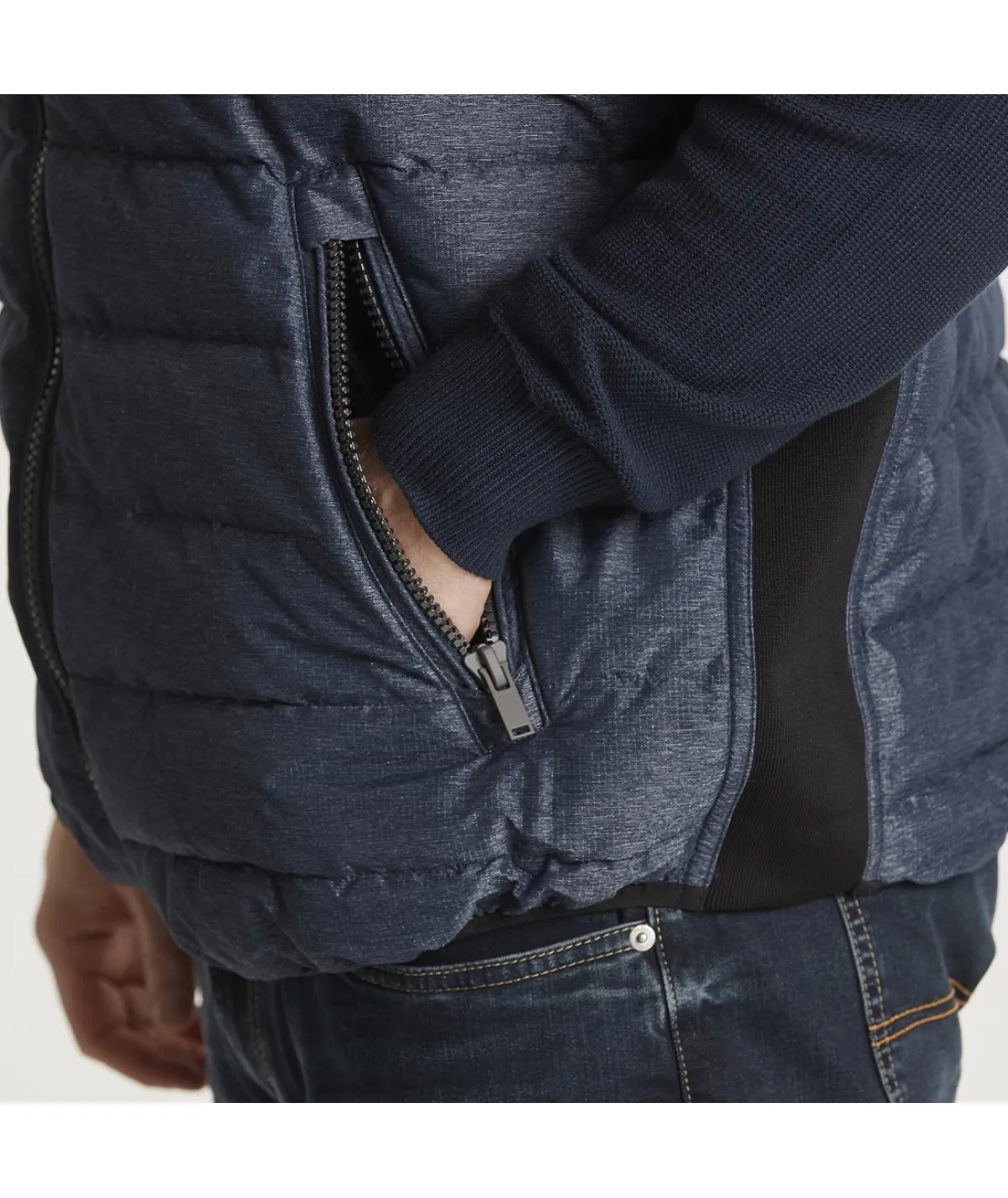 NORTH 56°4 GILET IMBOTTITO SMANICATO PER UOMO E RAGAZZO TAGLIE FORTI