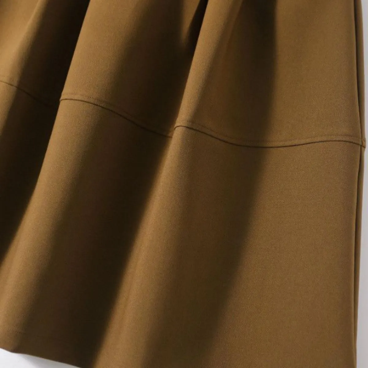 Nuovo autunno gonne al ginocchio donna vintage solido semplice una linea tutti abbinati ufficio signora elegante temperamento ch