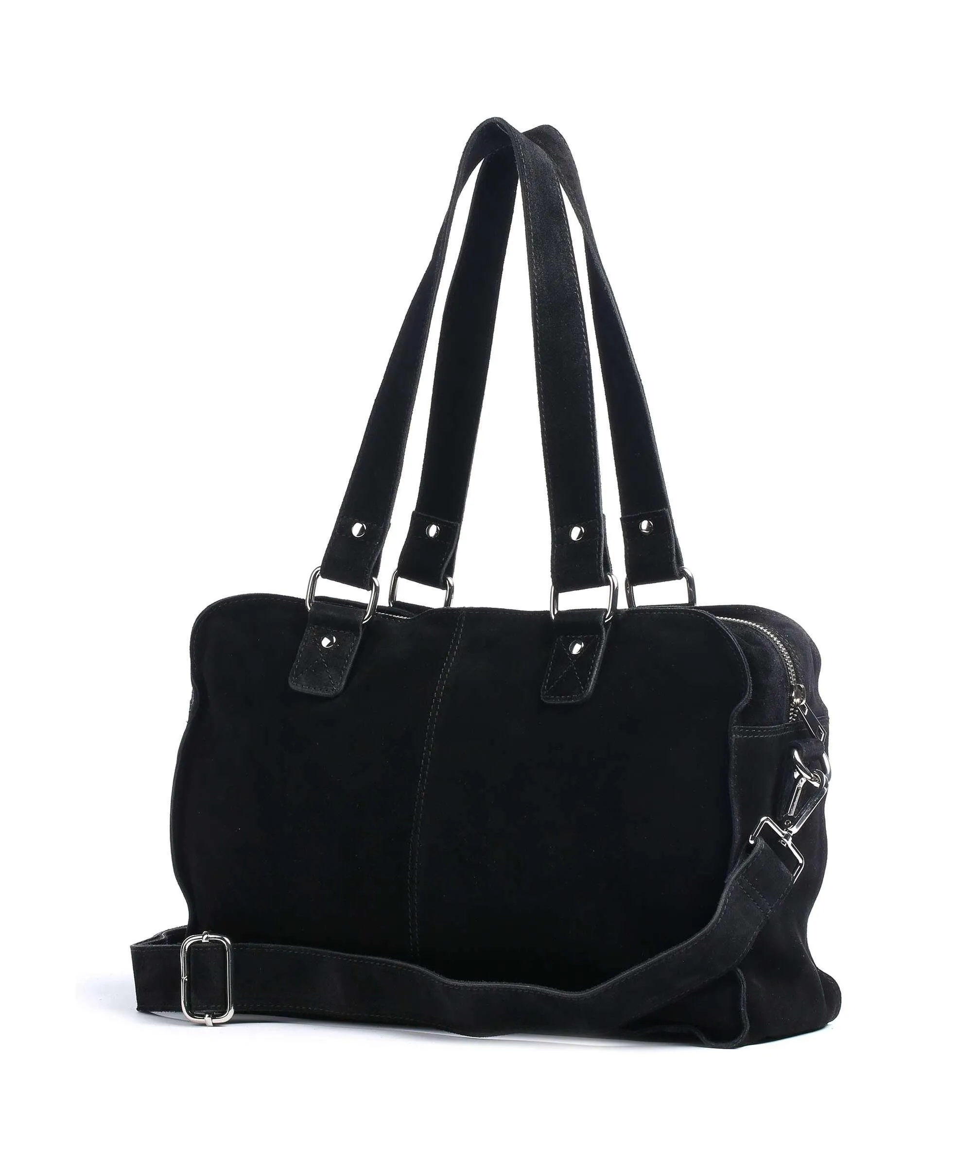  Núnoo New Suede Mille Borsa shopper pelle ruvida nero  