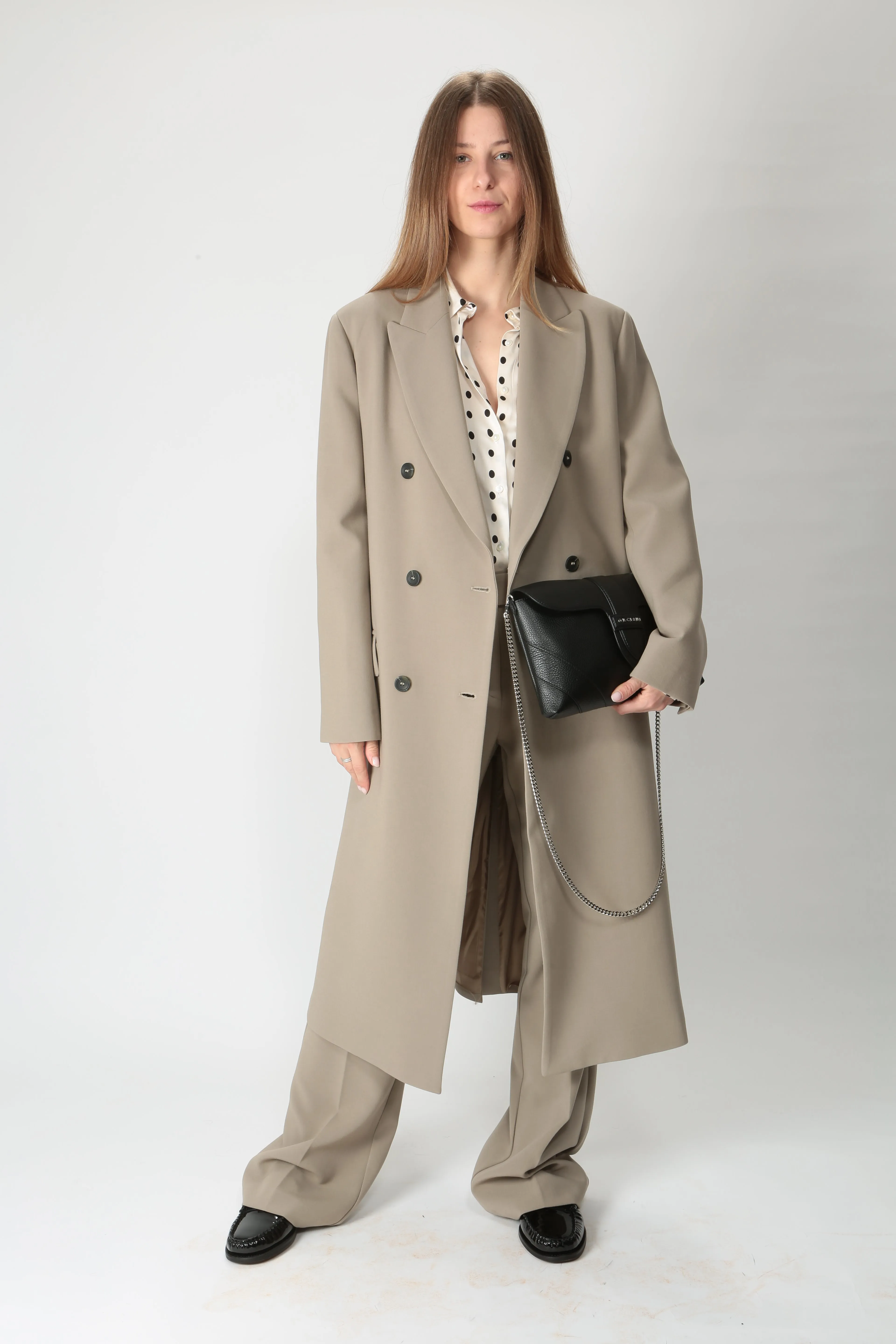 Ottod'ame Cappotto doppiopetto lungo LIM-DJ0035