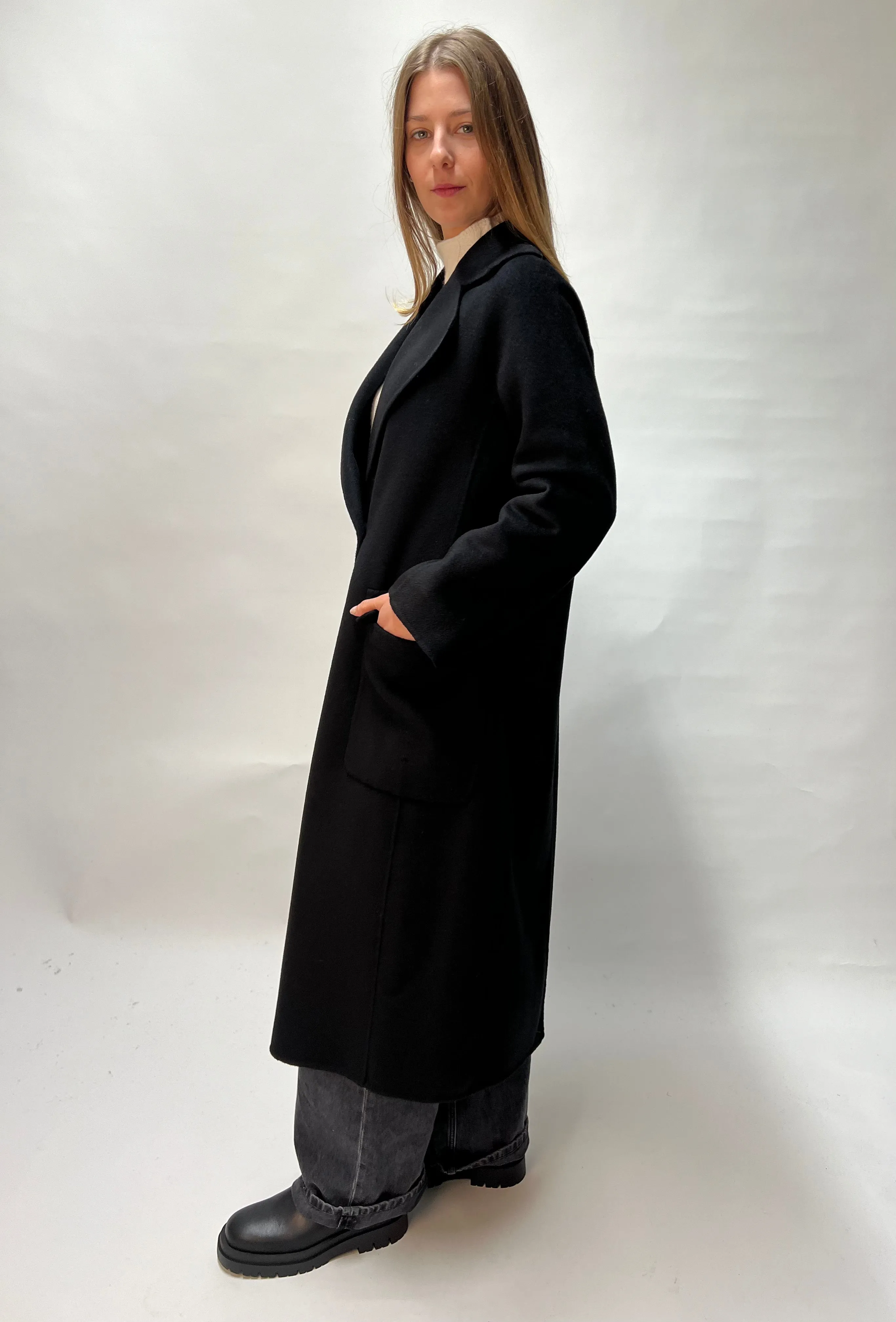 Ottod'ame Cappotto lungo misto lana DJ0011-1