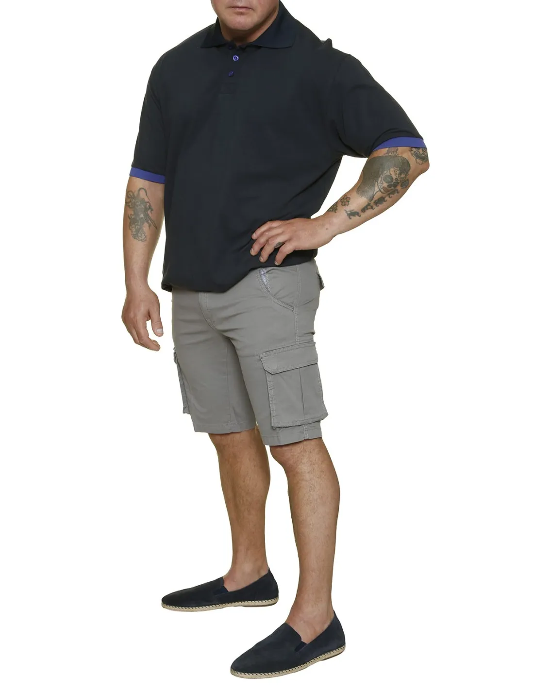 Pantalone Bermuda in cotone  con tasche laterali Mod Treviso