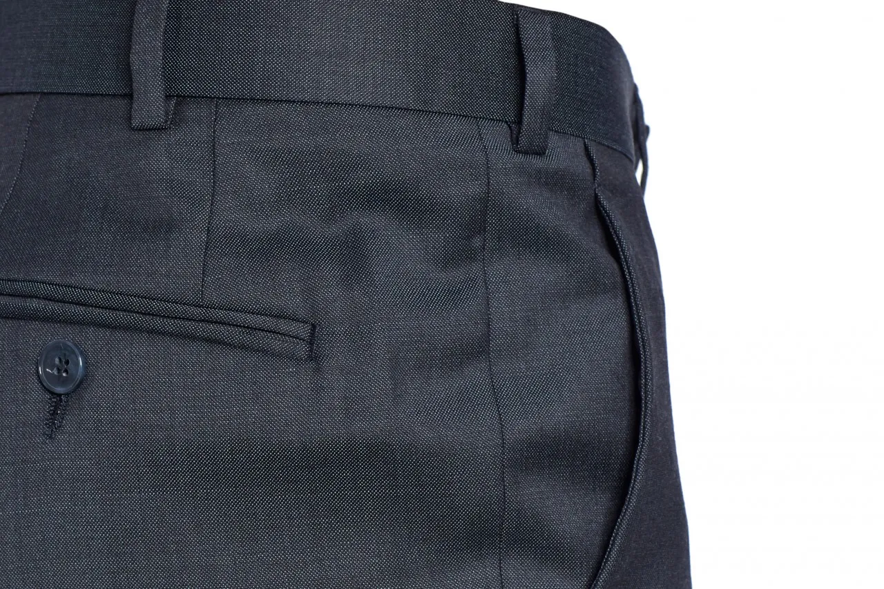 Pantalone digel in pura lana super 120's drop quattro corto corto