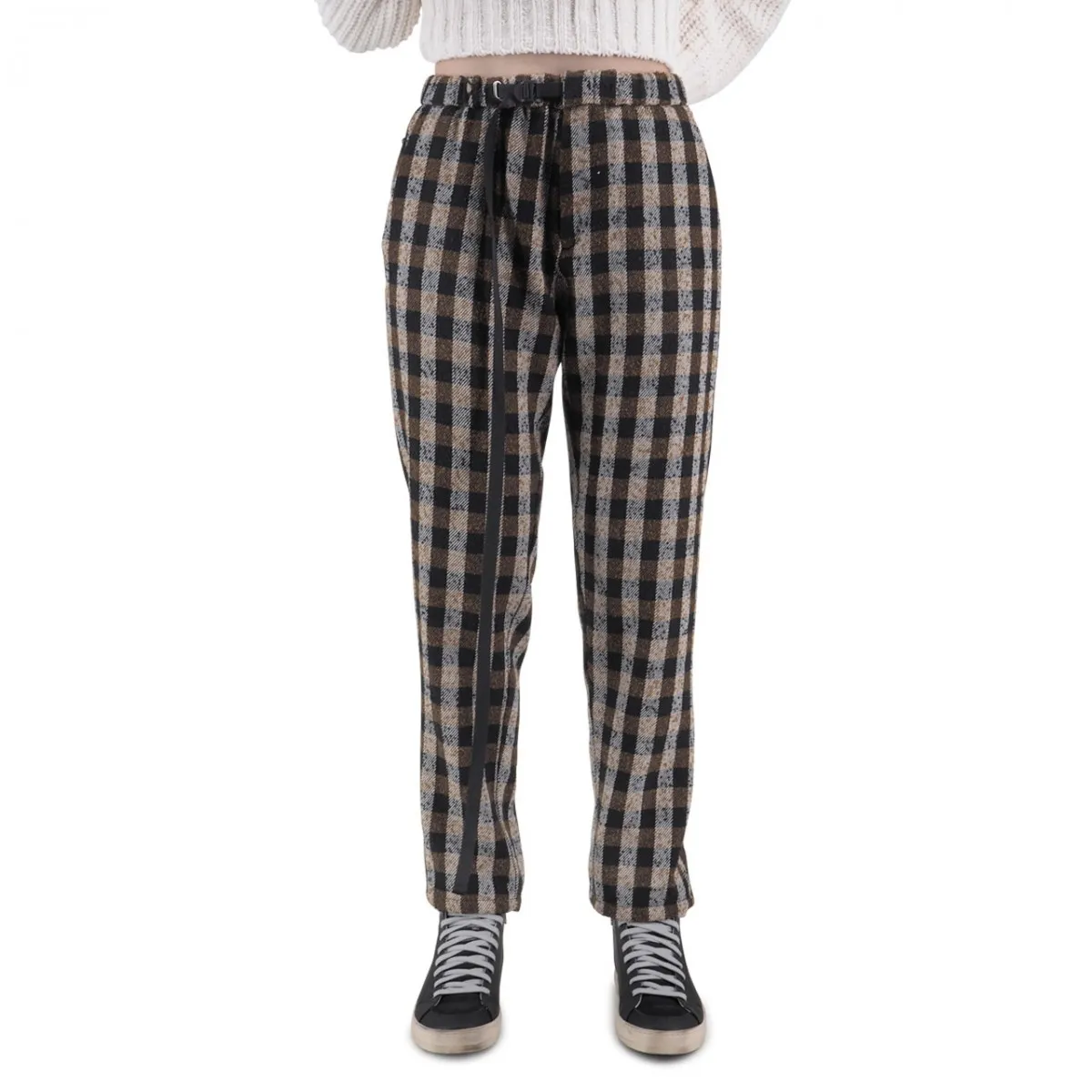 Pantalone In Lana Marilyn Check
