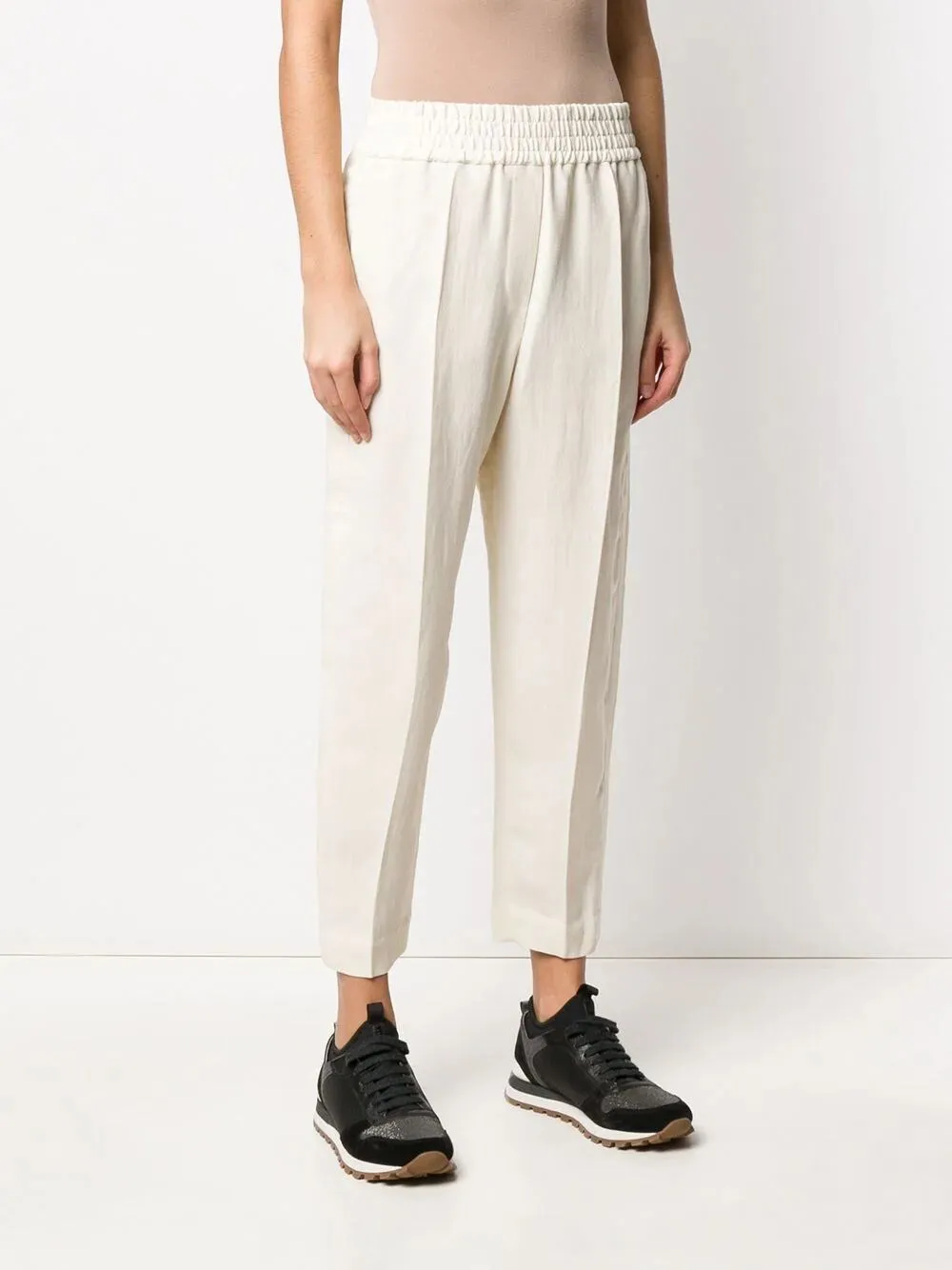 Pantaloni con vita elasticizzata