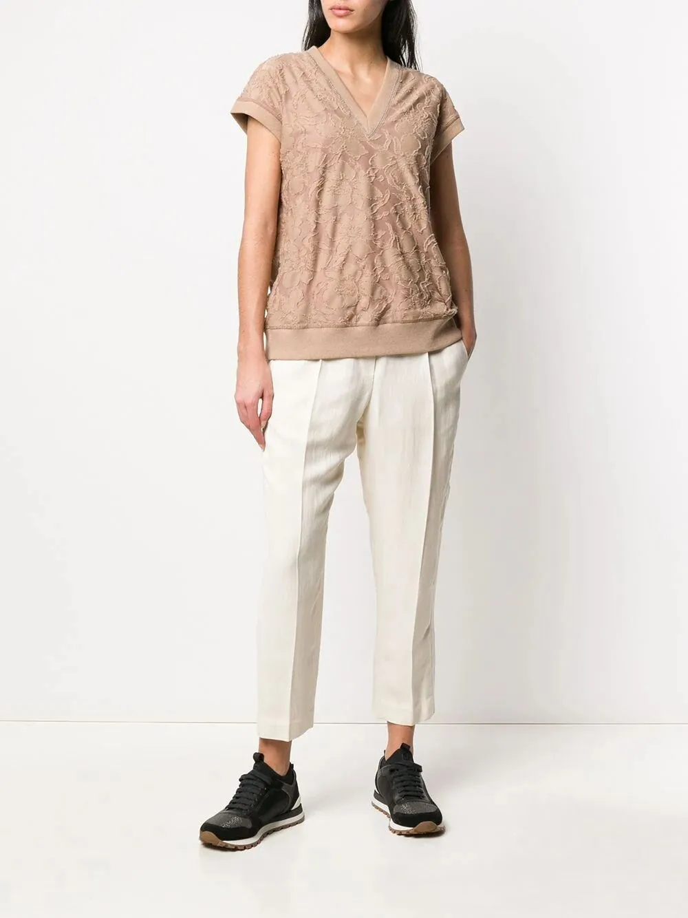 Pantaloni con vita elasticizzata