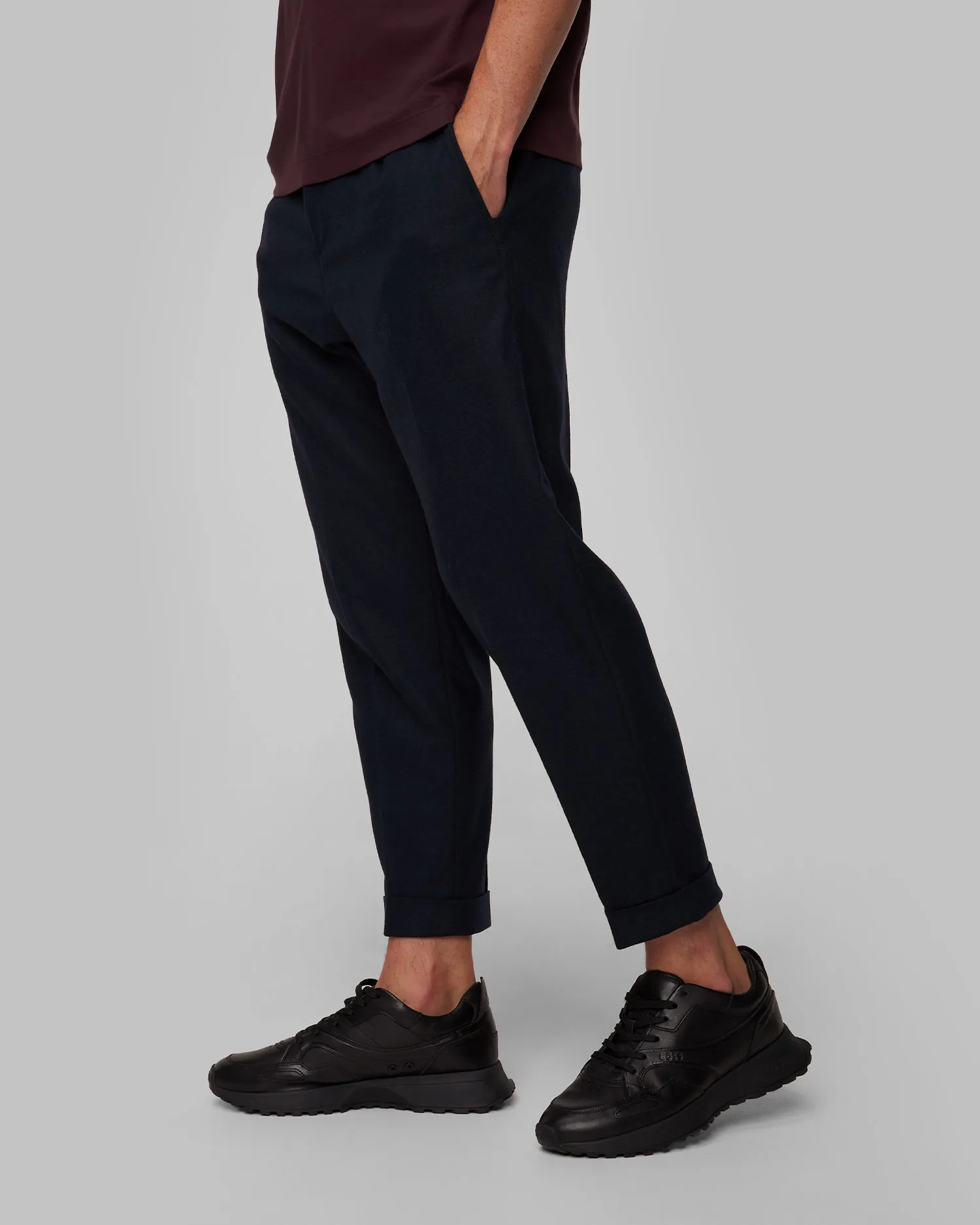 Pantaloni in lana da uomo Hugo Boss P-Prian 50527924-405