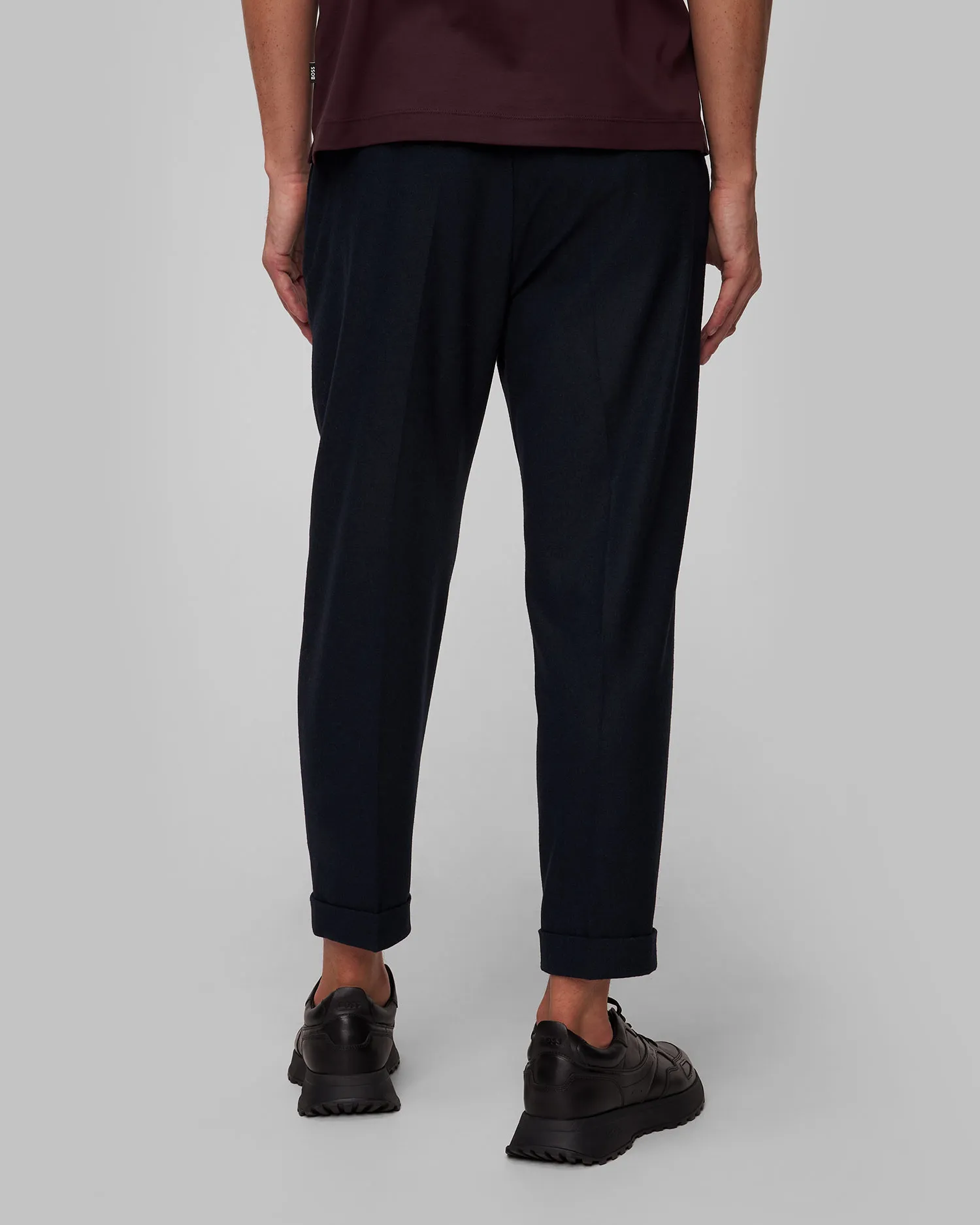 Pantaloni in lana da uomo Hugo Boss P-Prian 50527924-405
