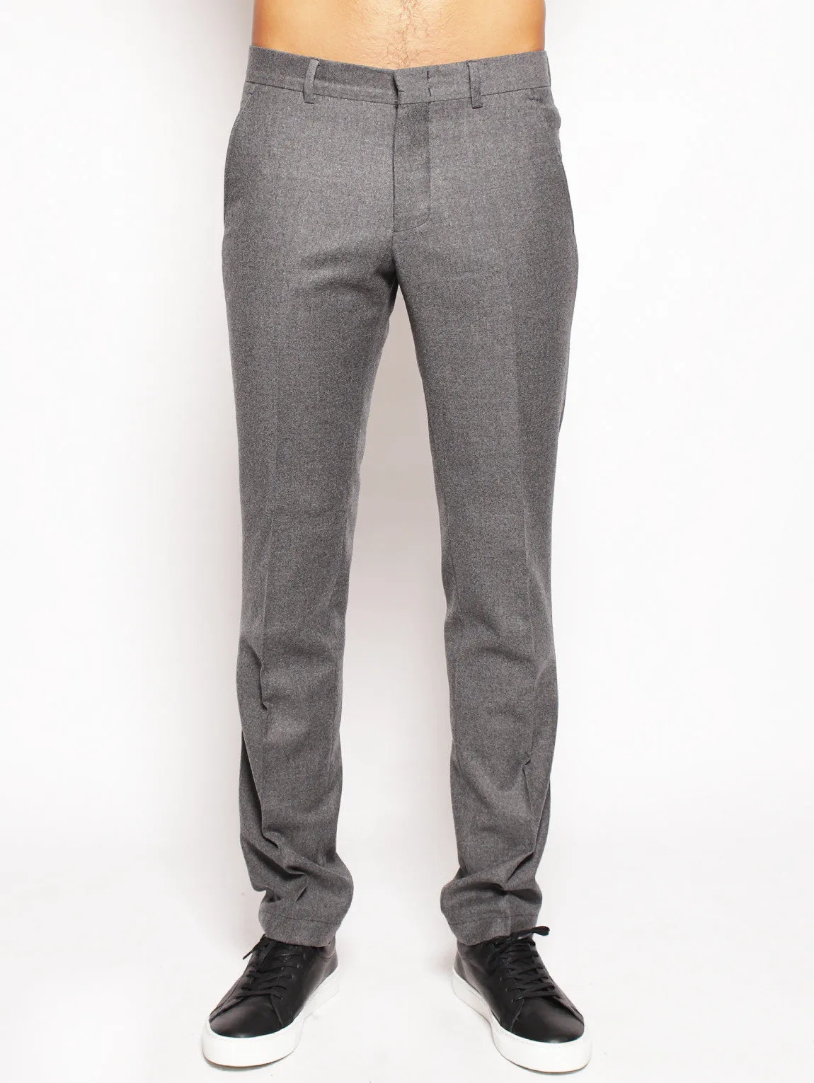 Pantaloni in lana Grigio