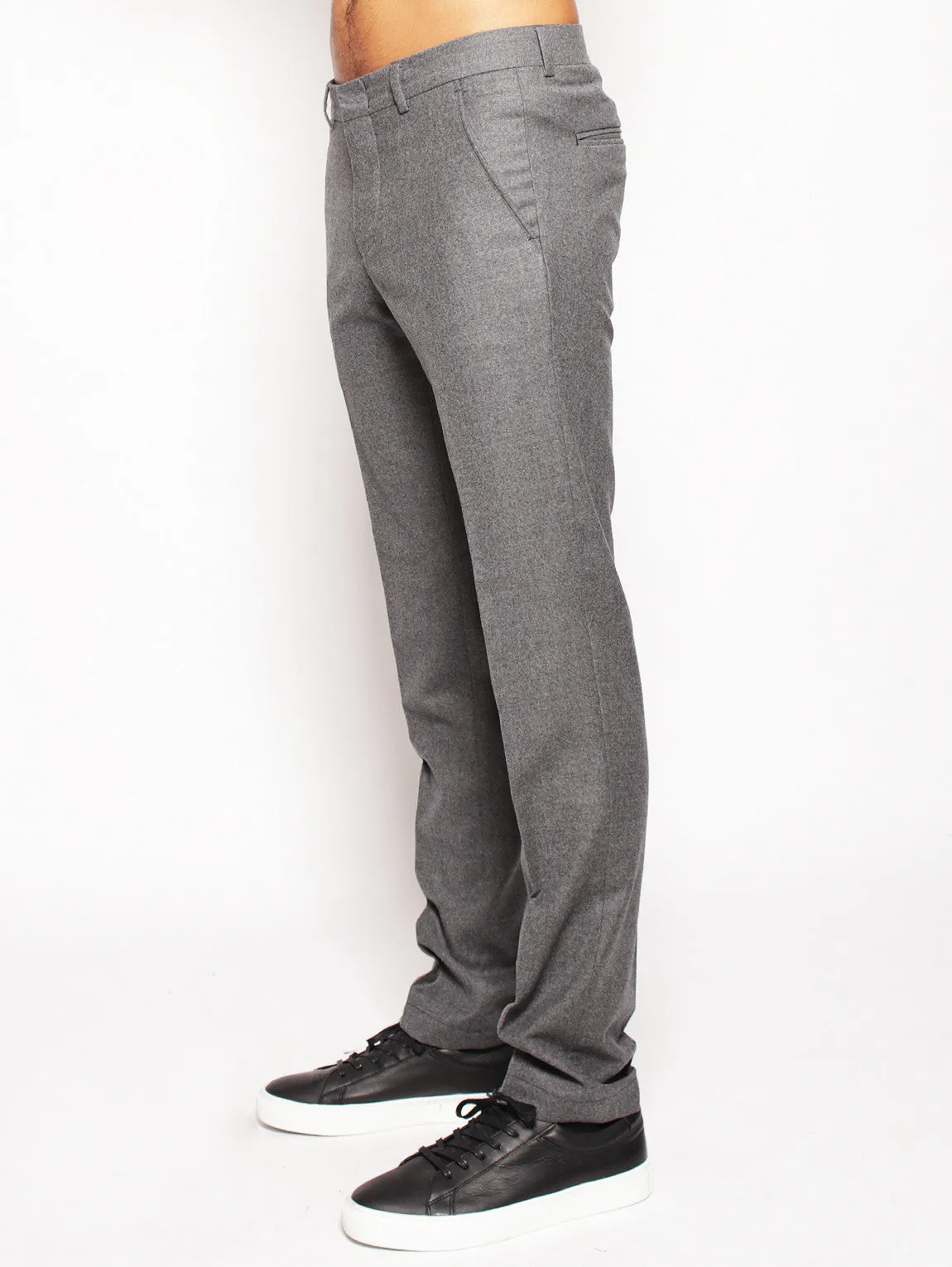Pantaloni in lana Grigio