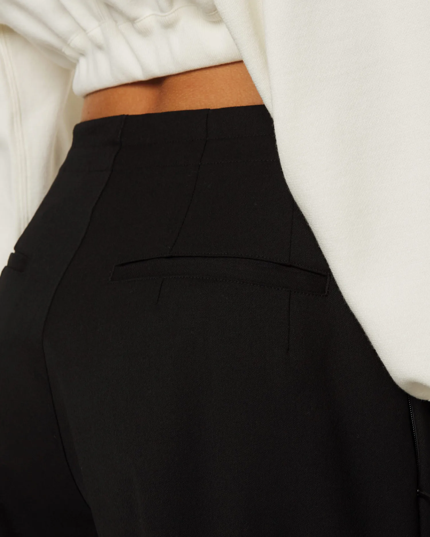 Pantaloni in lana Y-3 HN4322-black
