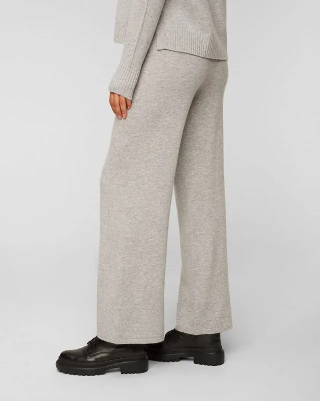 Pantaloni in maglia di lana Juvia Frieda con cashmere