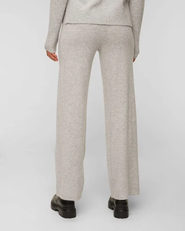 Pantaloni in maglia di lana Juvia Frieda con cashmere