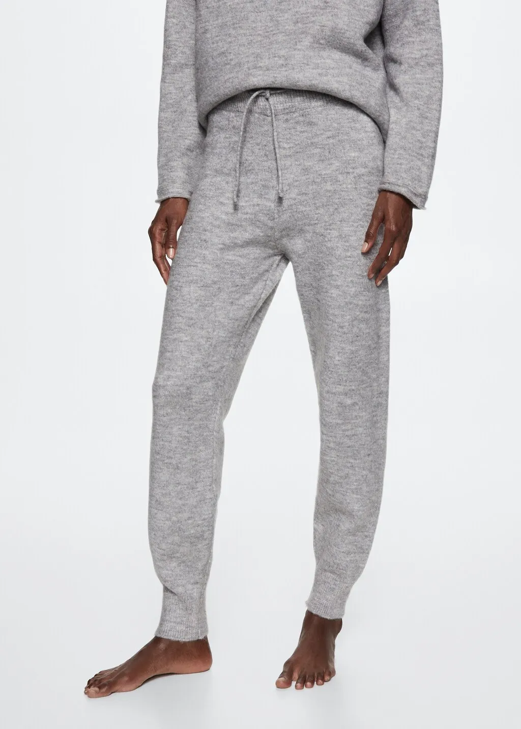 Pantaloni maglia cotone lino