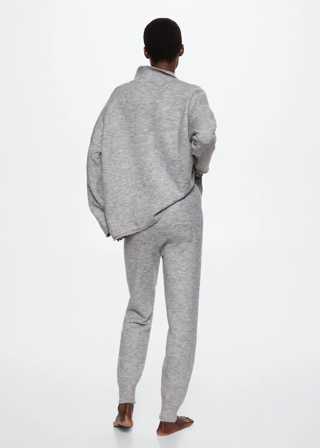 Pantaloni maglia cotone lino