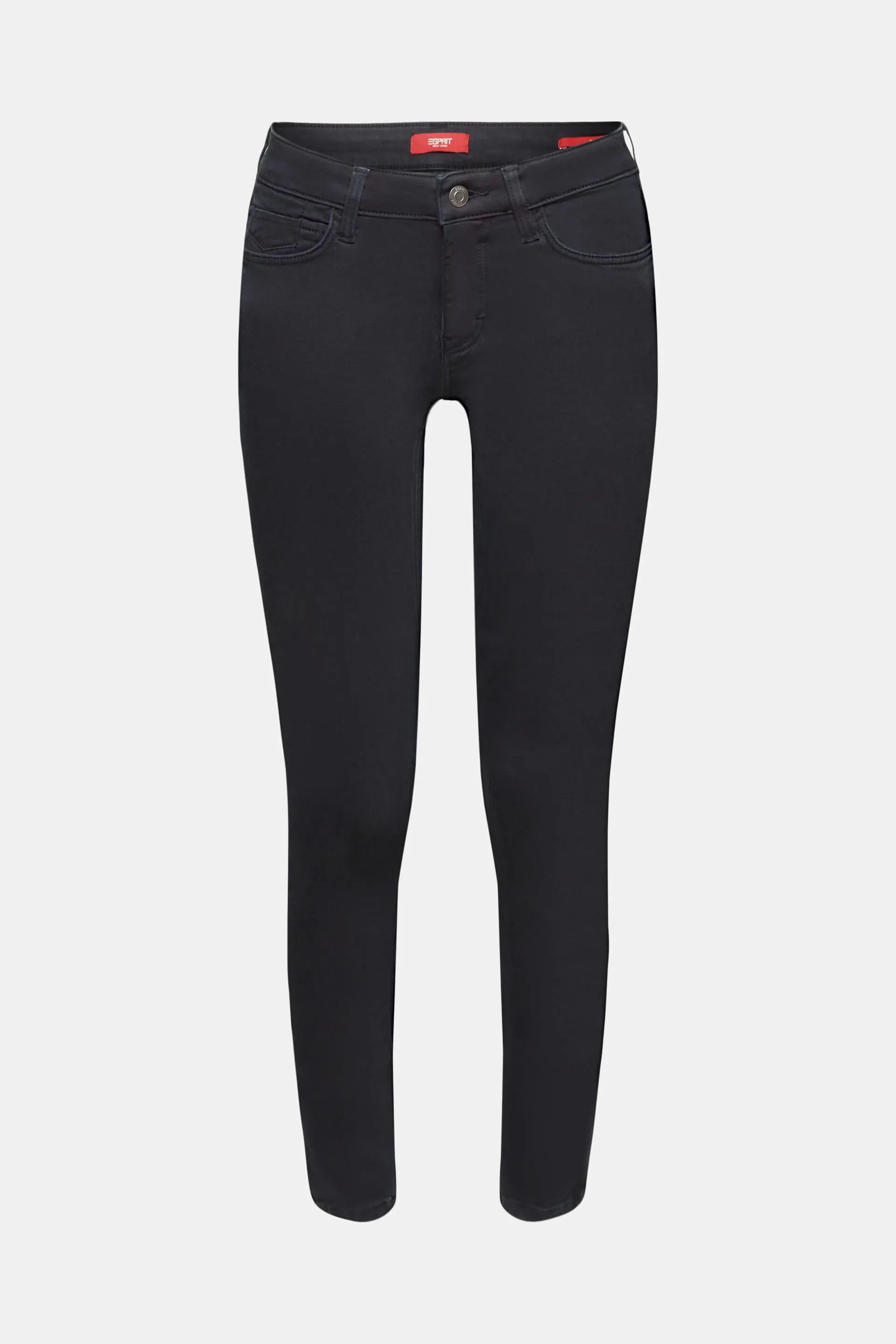 Pantaloni skinny a vita media