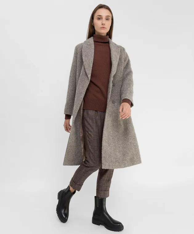 Peserico Cappotto in tweed con lurex S20078A05495