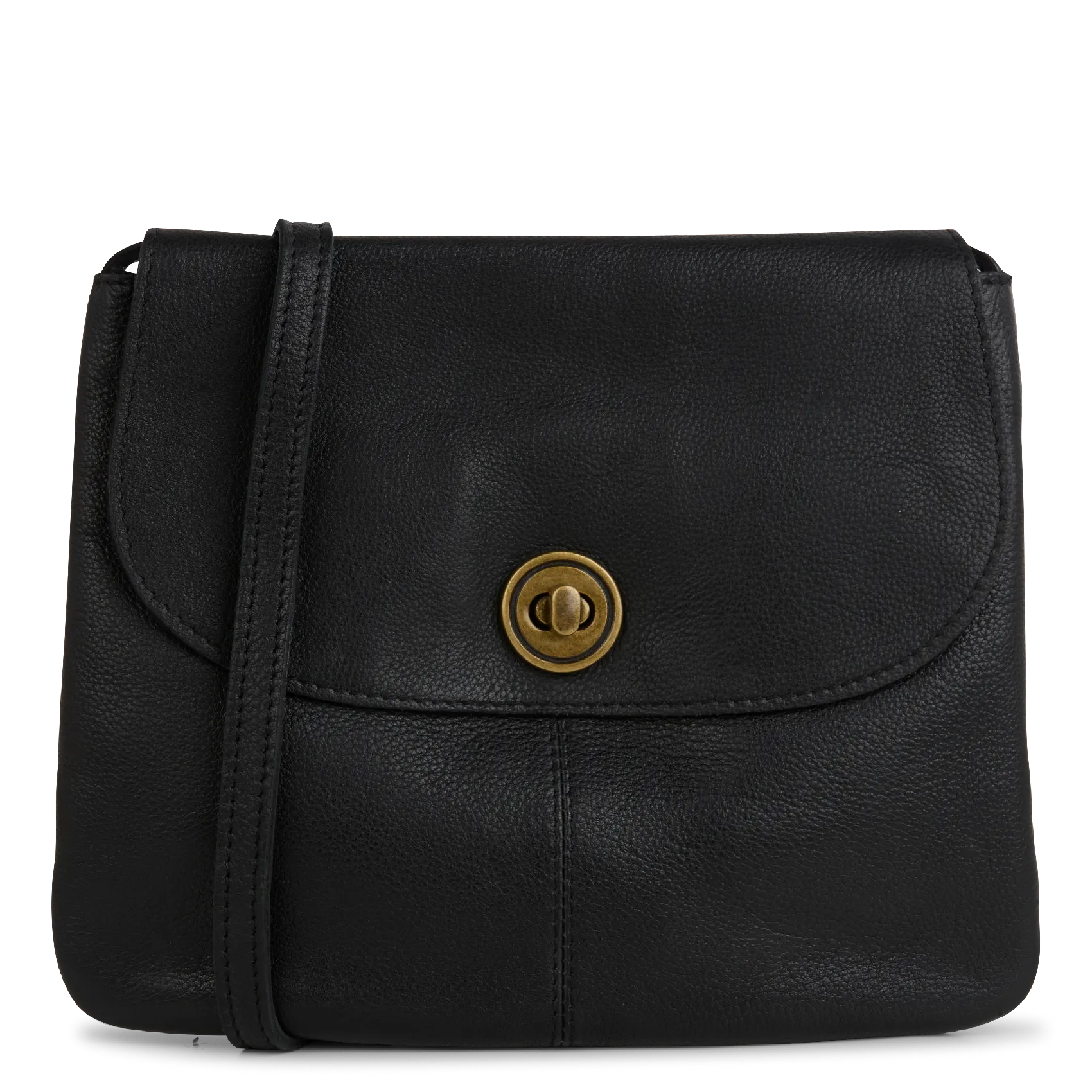  PIECES   TOTALLY - Borsa a tracolla in pelle | Nero