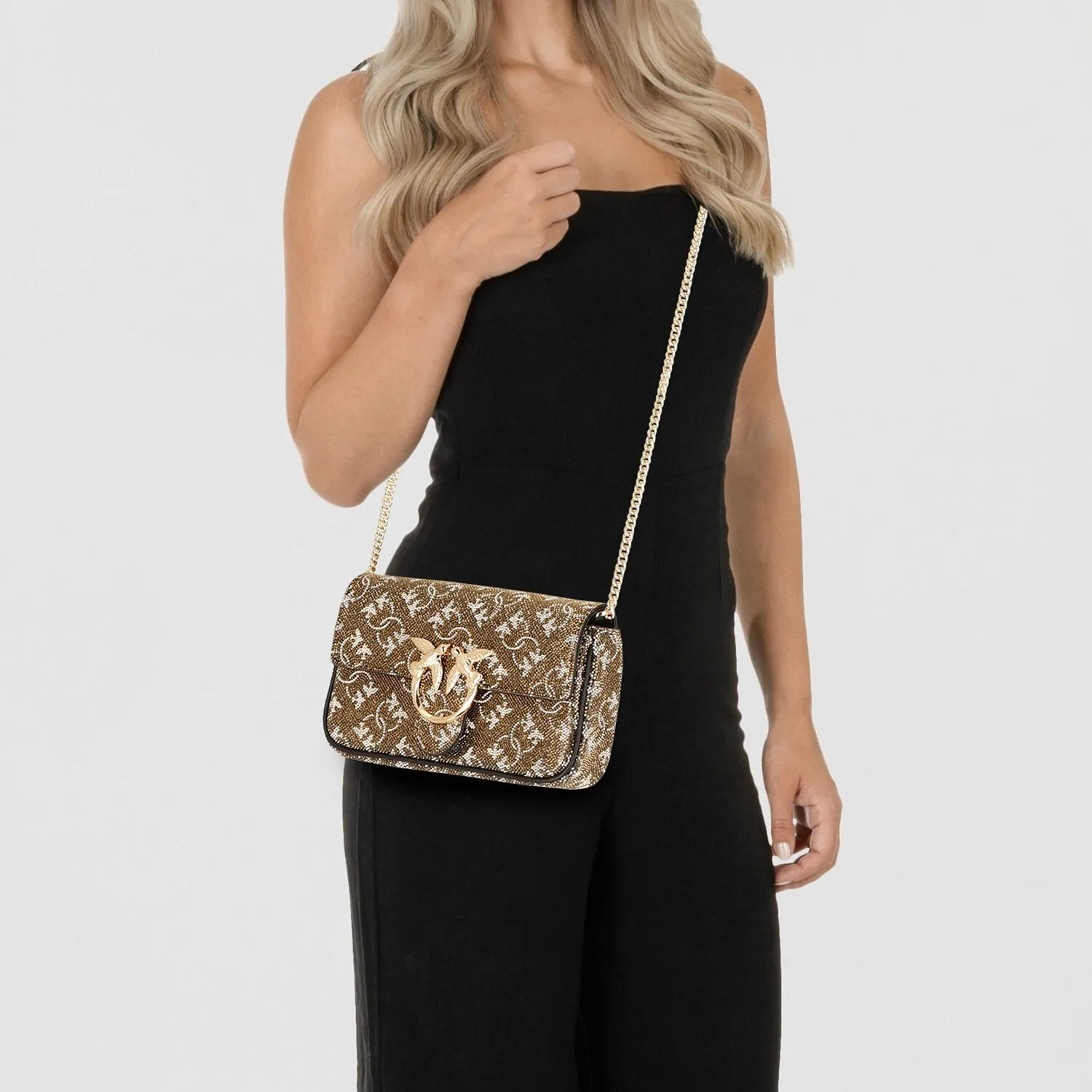 PINKO Love One Borsa a tracolla Pelle 20 cm