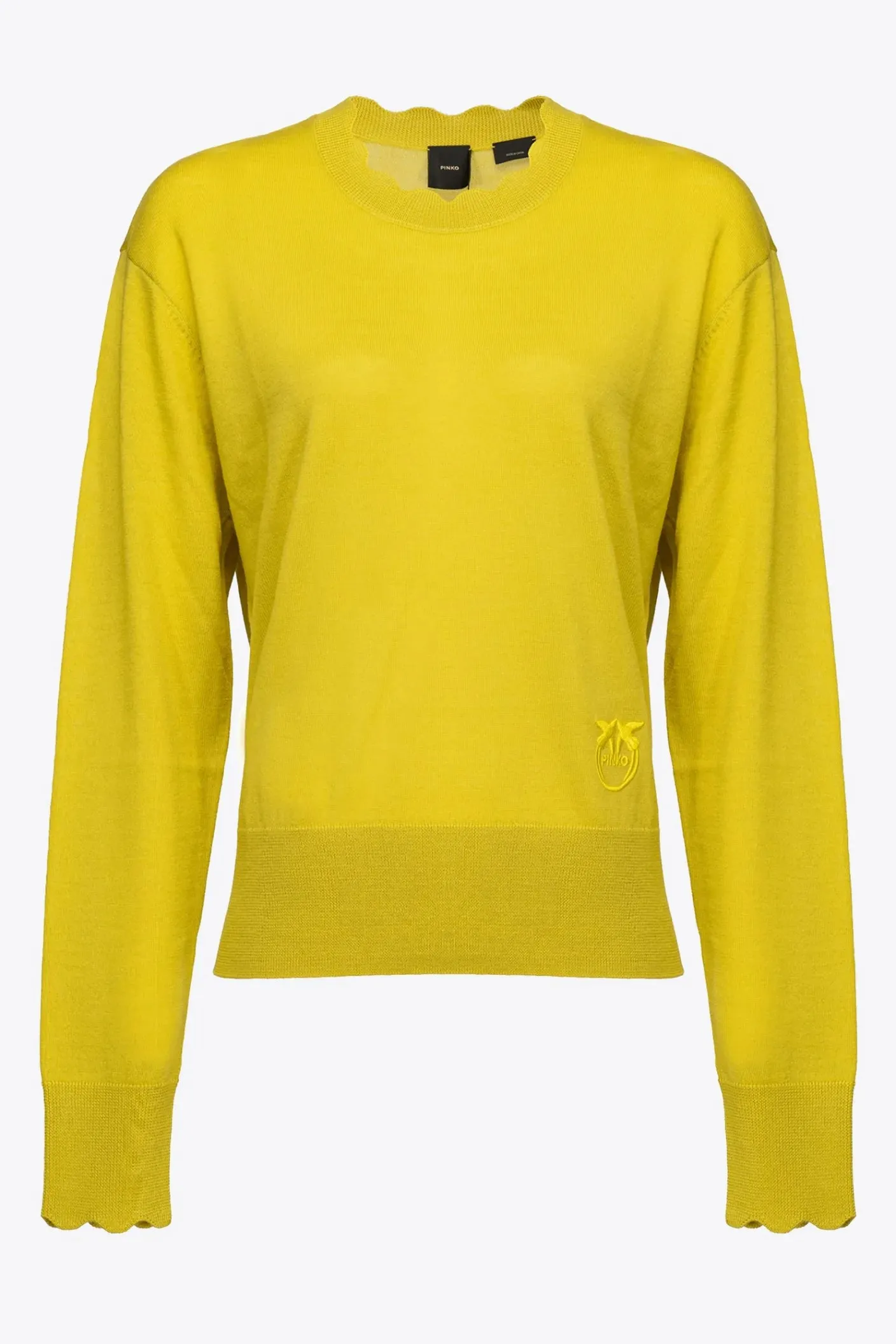 PINKO - PULLOVER RICAMO LOVE BIRDS