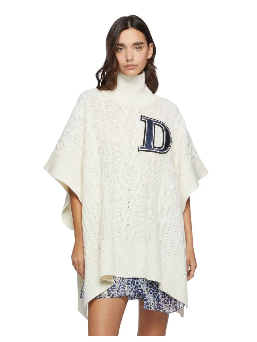 Poncho in lana over