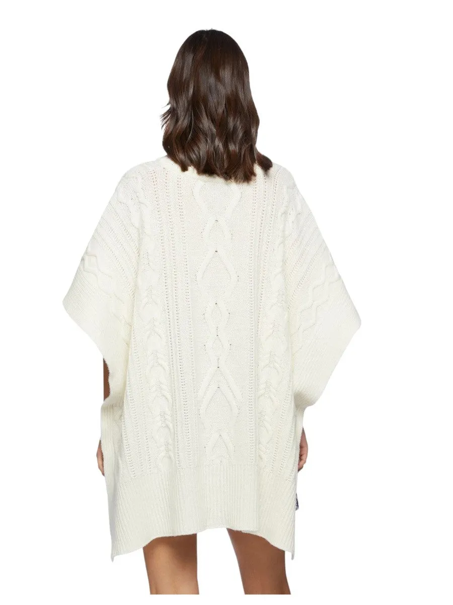Poncho in lana over