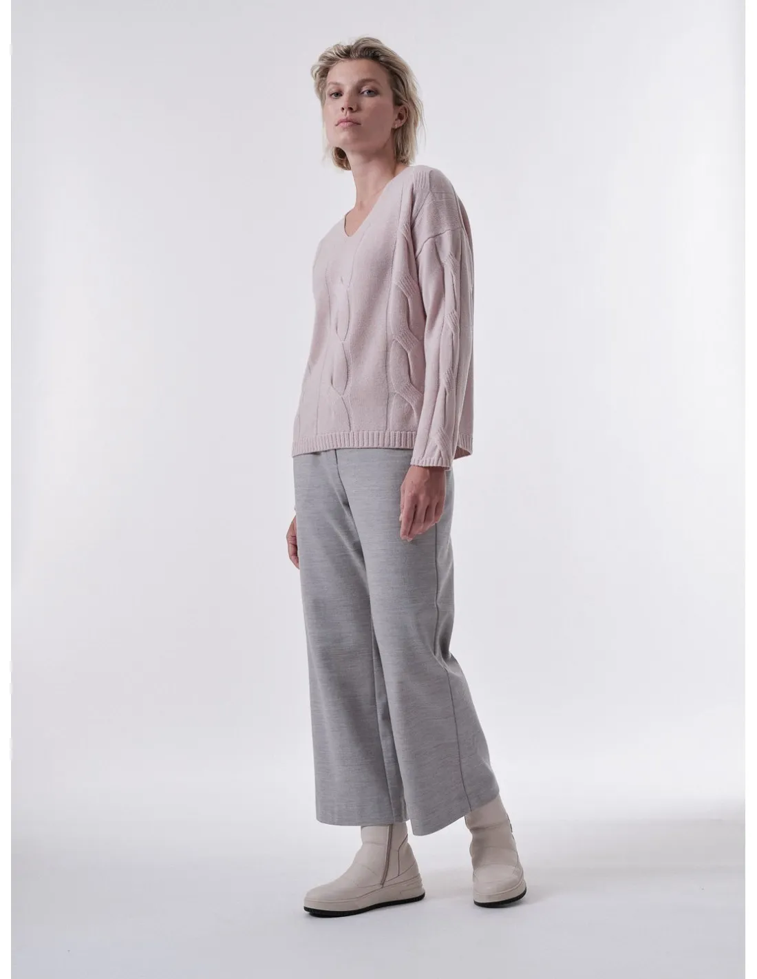 PULL IN 100% LANA VERGINE BIOLOGICA "TRECCIA"