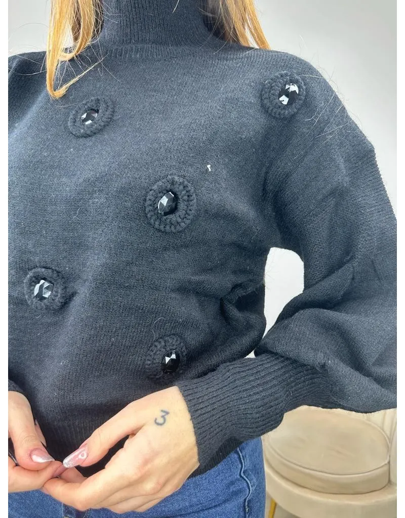 PULLOVER SOPHI NERO