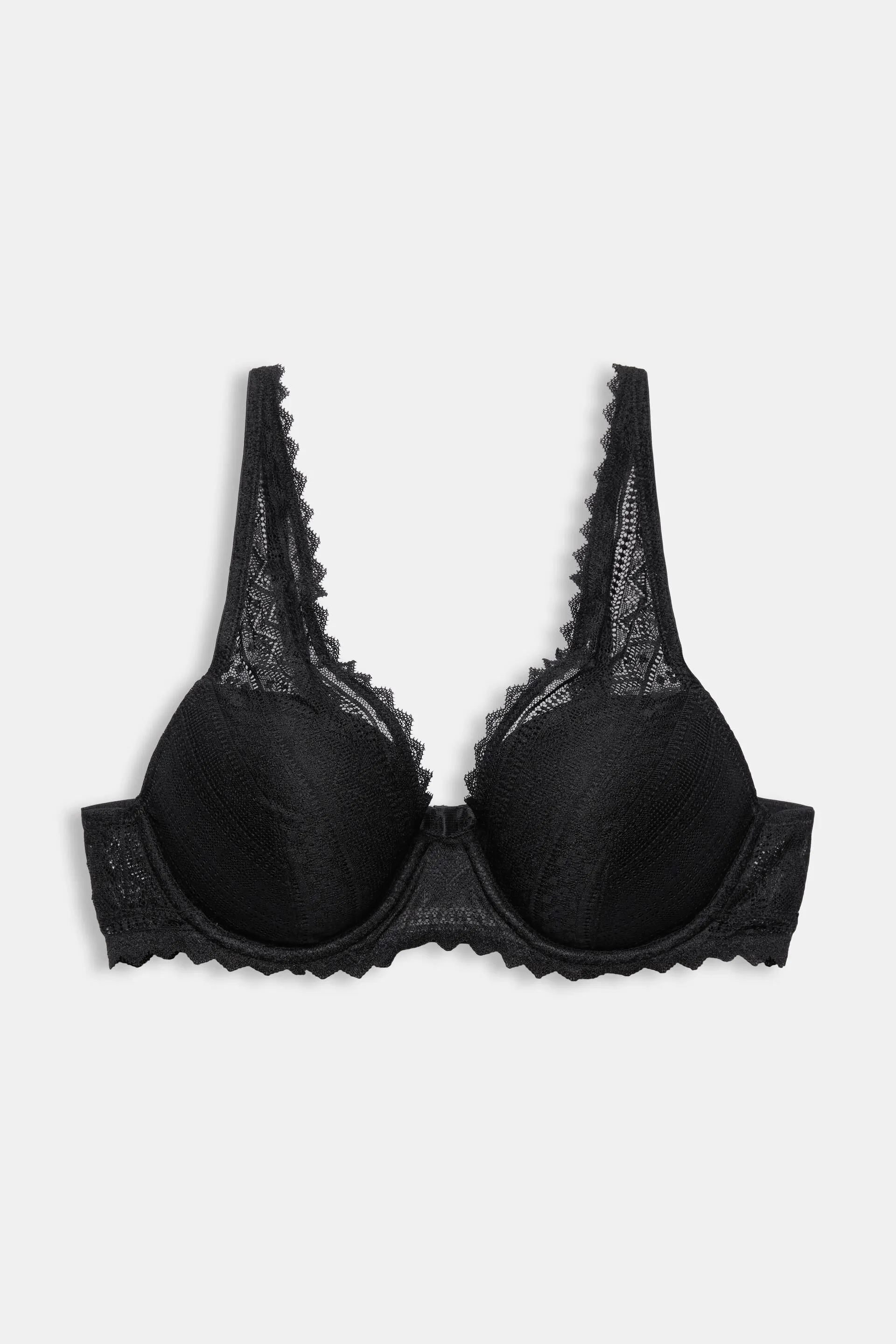 Reggiseno in pizzo grafico imbottito