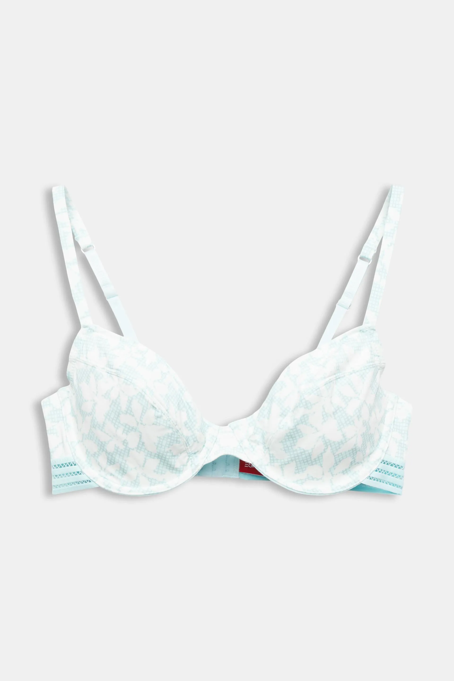 Reggiseno non imbottito, con stampa e ferretto