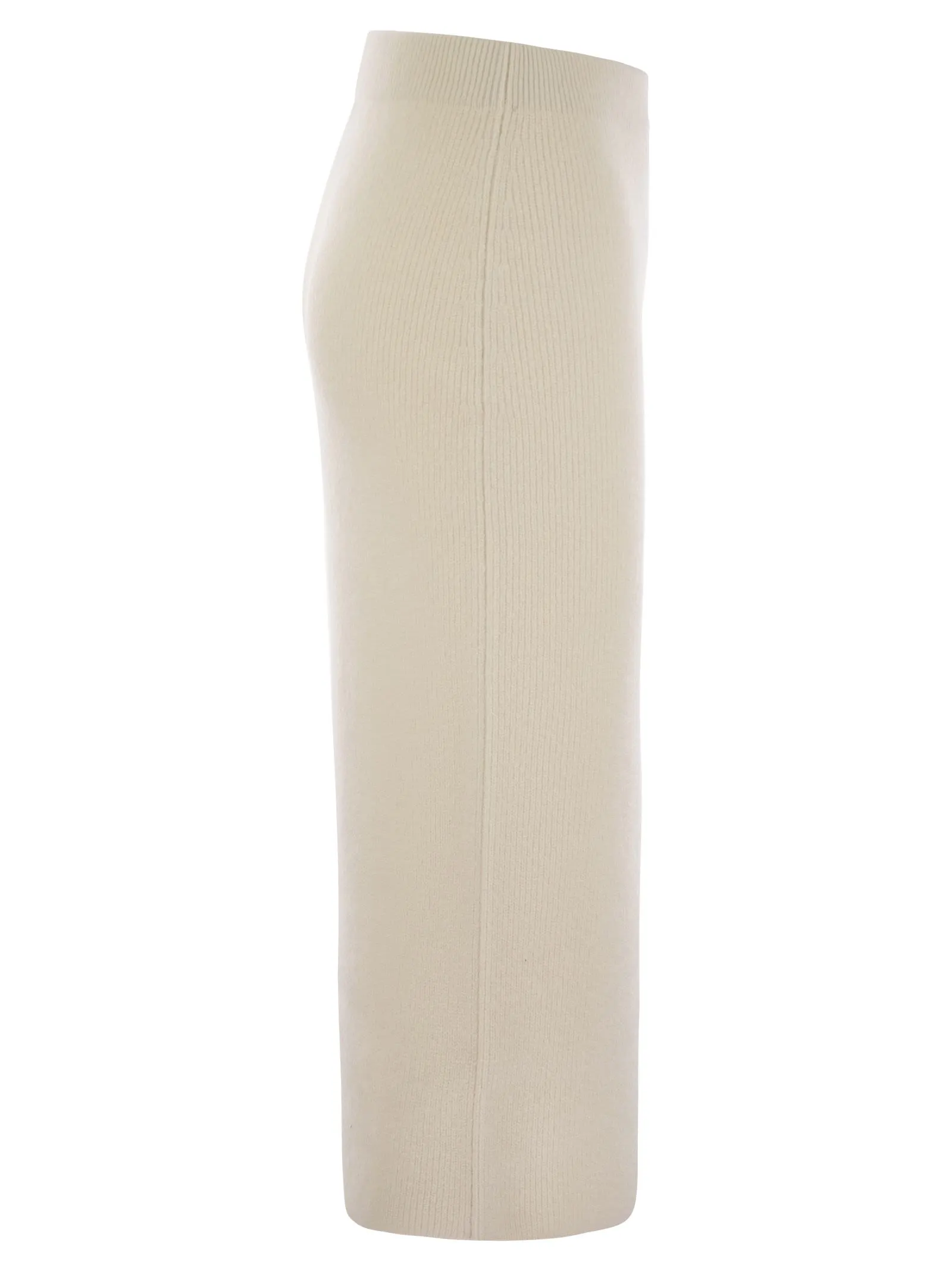 Ribbed pencil skirt