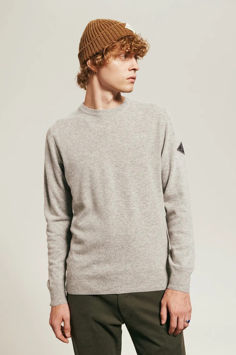 ROY ROGER’S Maglia Girocollo in Lana e Cashmere