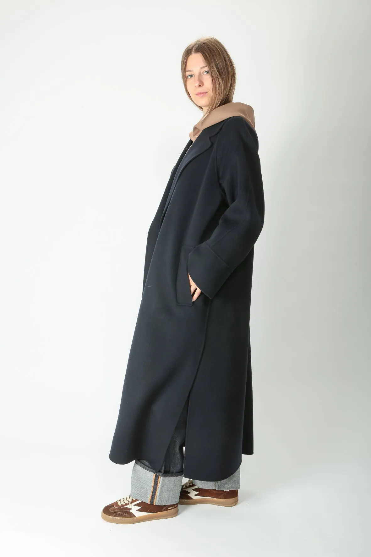 'S MaxMara Cappotto a vestaglia in lana Agata