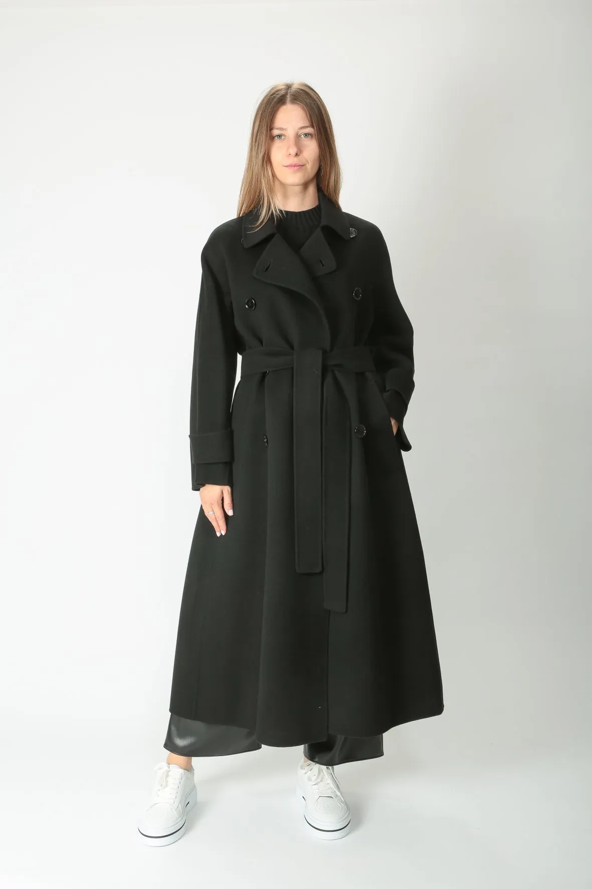'S MaxMara Cappotto doppiopetto in lana Hester