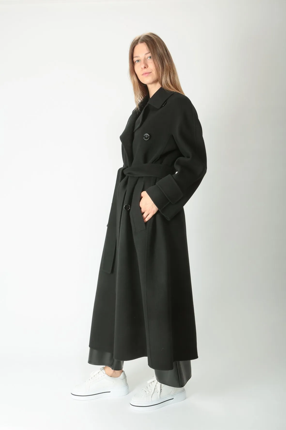 'S MaxMara Cappotto doppiopetto in lana Hester