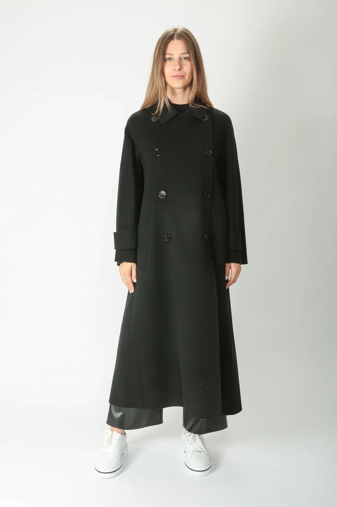 'S MaxMara Cappotto doppiopetto in lana Hester
