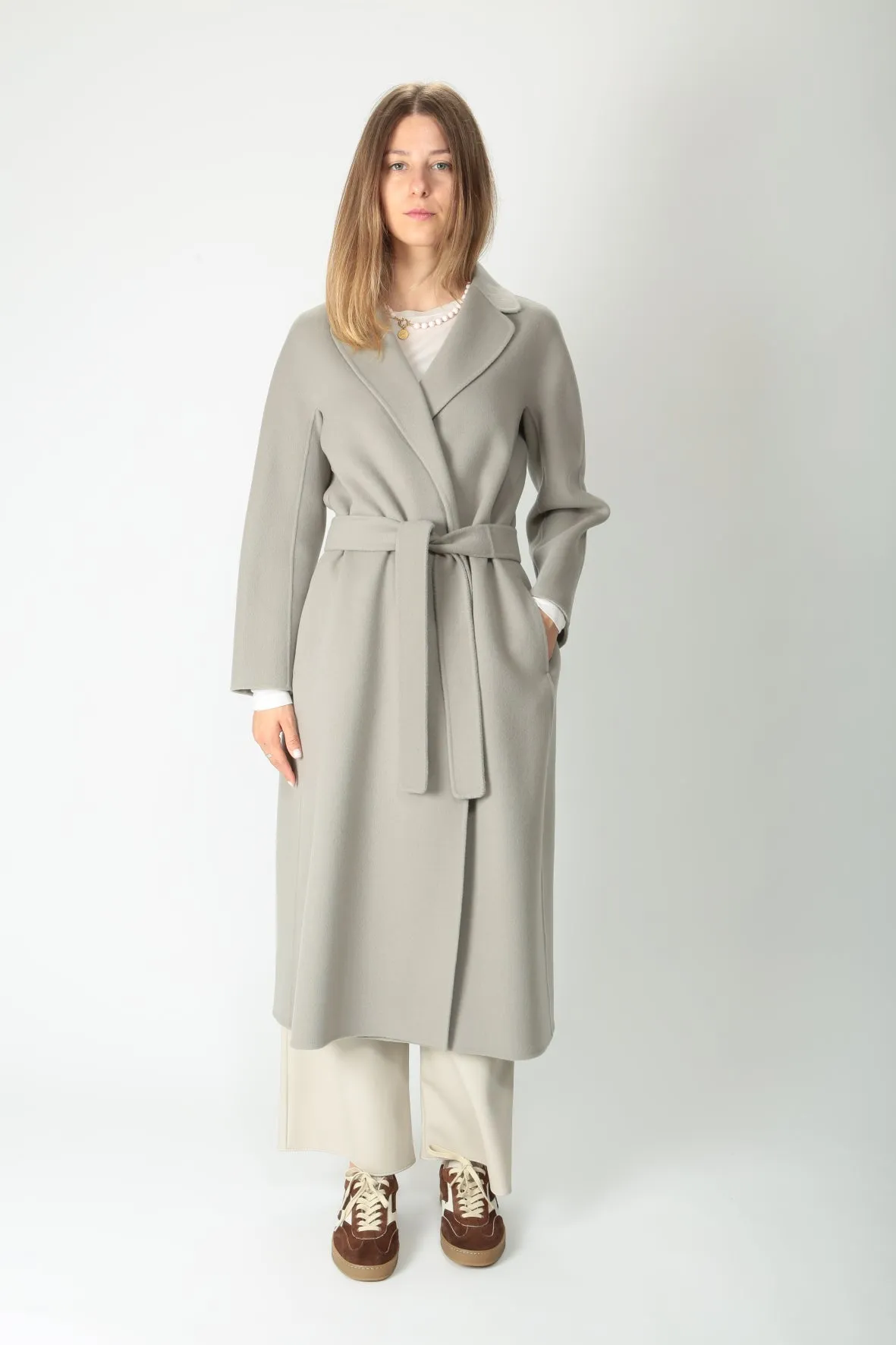 'S MaxMara Cappotto lungo a vestaglia Esturia